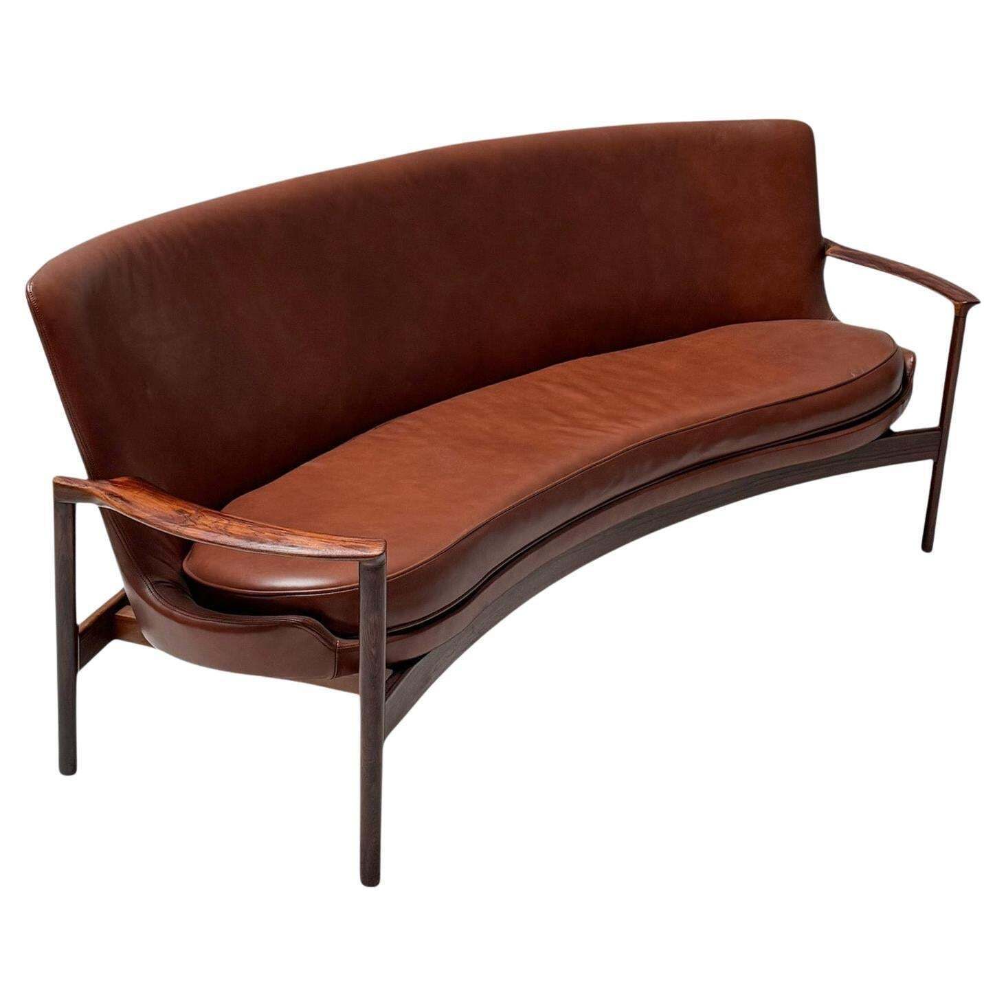 Mid Century Modern Sofa Or Bench By Ib Kofod Larsen For Frõscher, 1970s