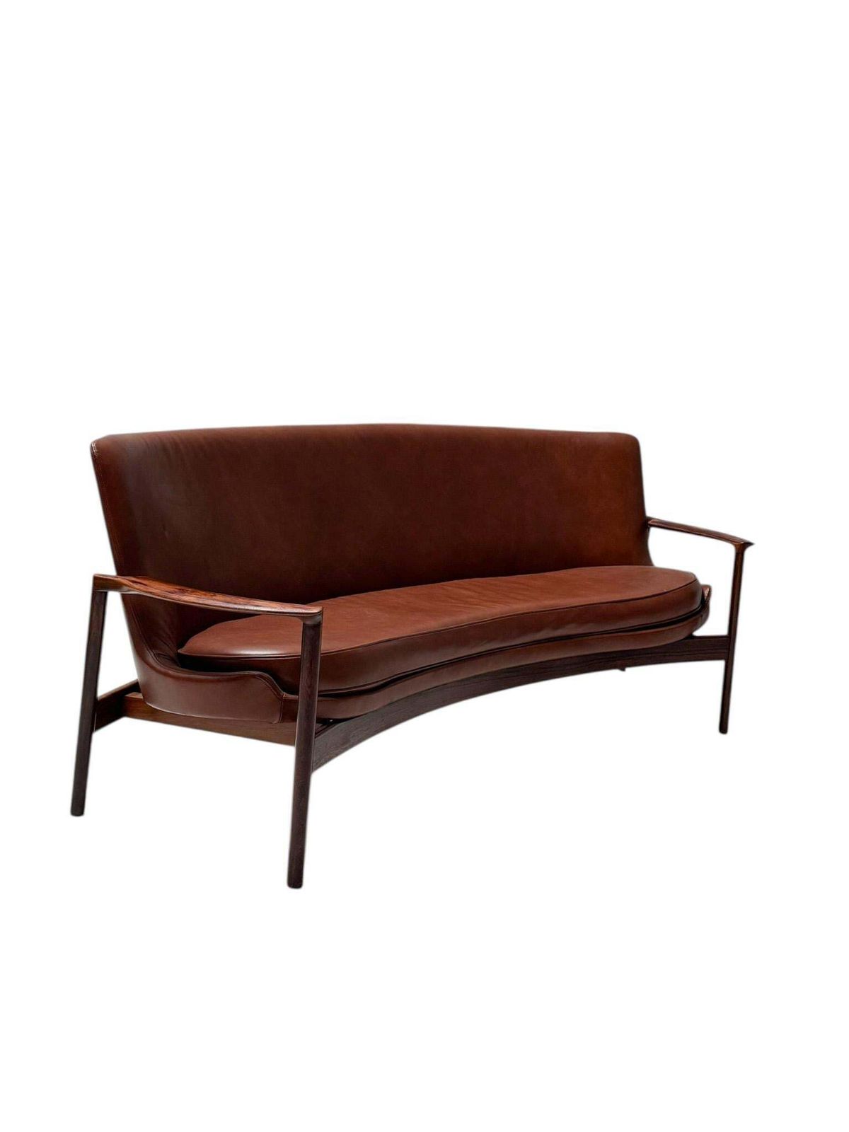 Mid Century Modern Sofa Or Bench By Ib Kofod Larsen For Frõscher, 1970s photo for sale