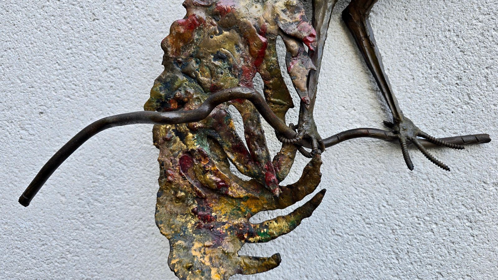 photo furniture Brutalist Handcrafted Wall Sculpture Of A Rooster, Europe, Circa 1960s–1970s