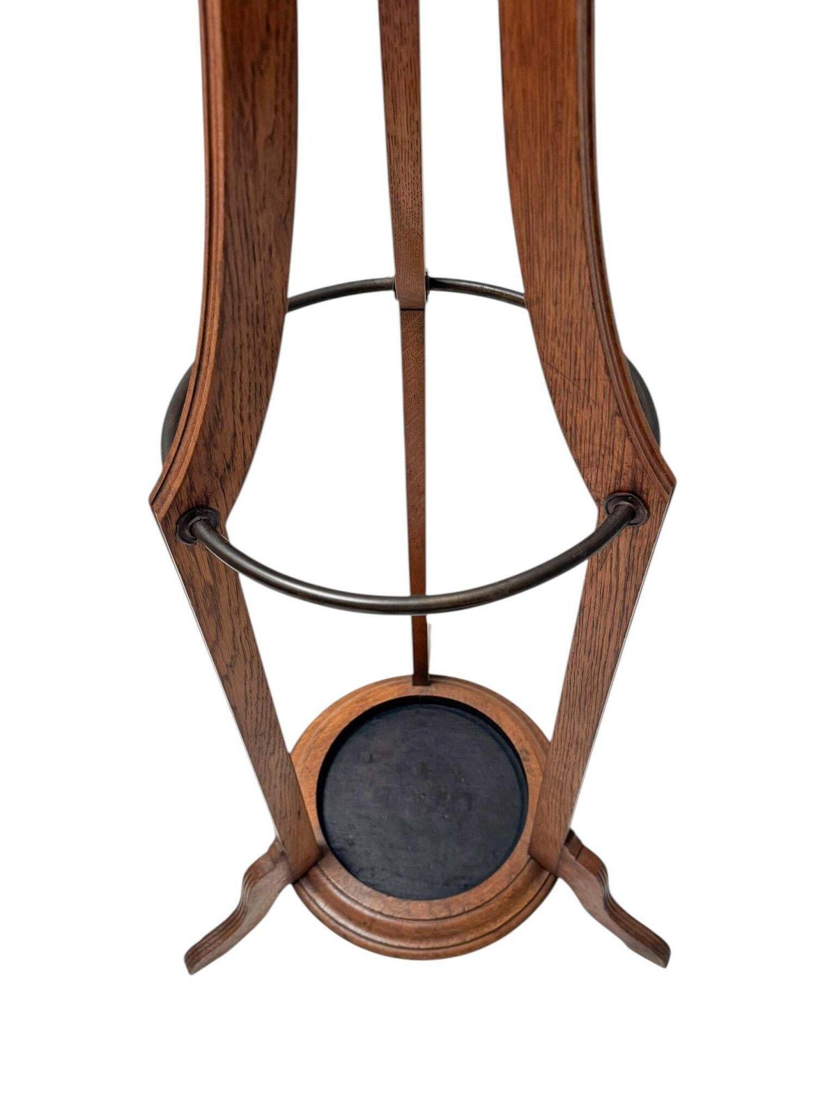 Arts & Crafts Coat Stand Or Porte Manteau With Rotating Top, 1900s photo buy