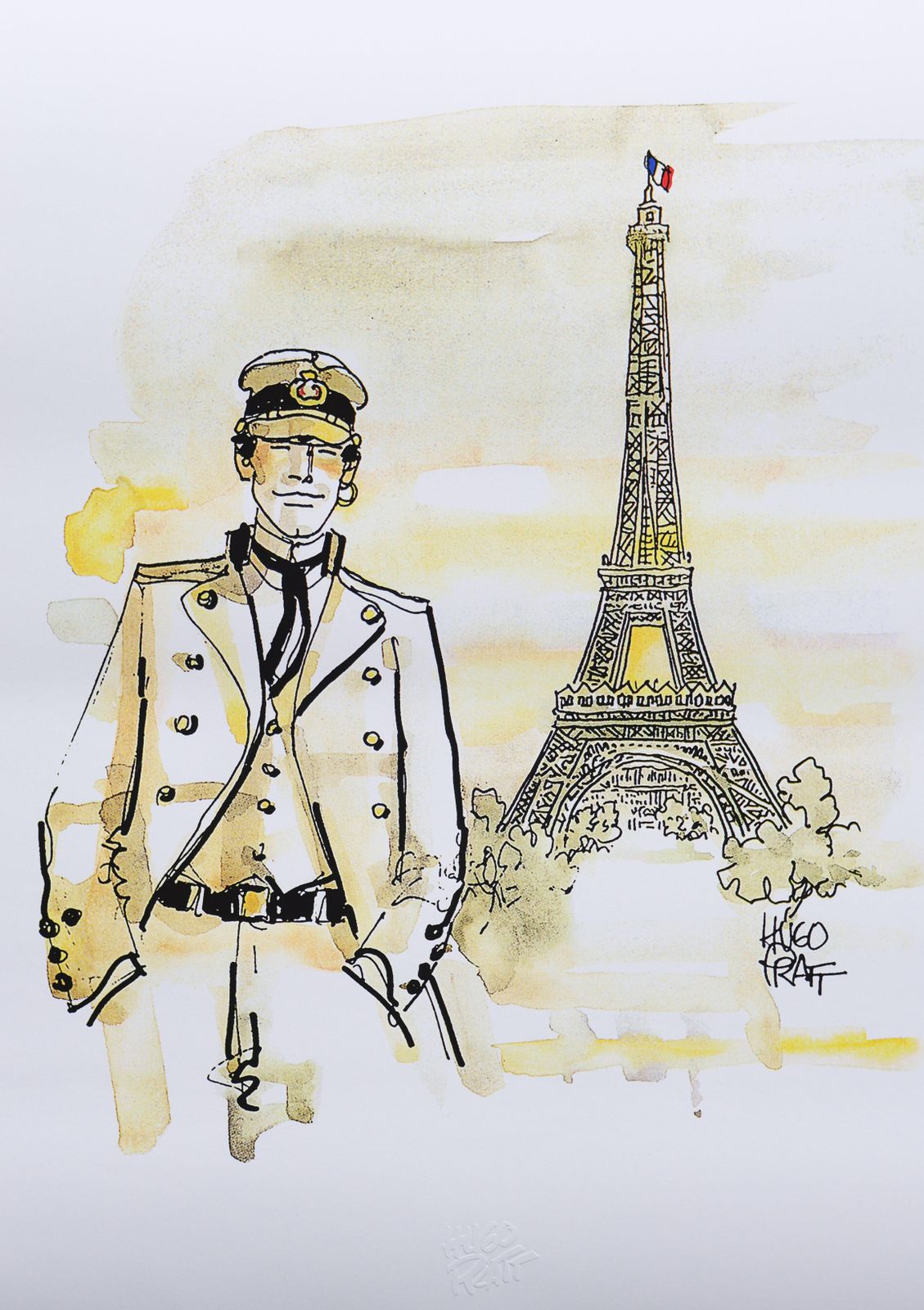 Hugo Prattcorto Maltese : Paris   Original Screenprint Ltd /5002025 photo for sale