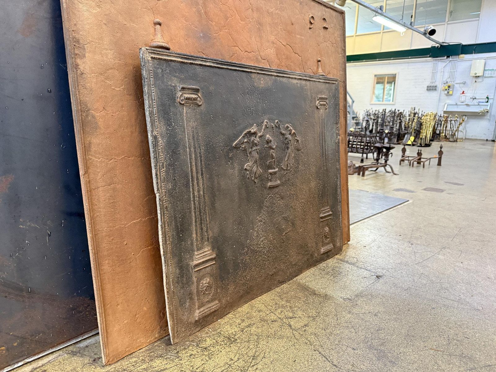photo furniture French 'Neoclassical' Fireback / Backsplash, Early 19th Century