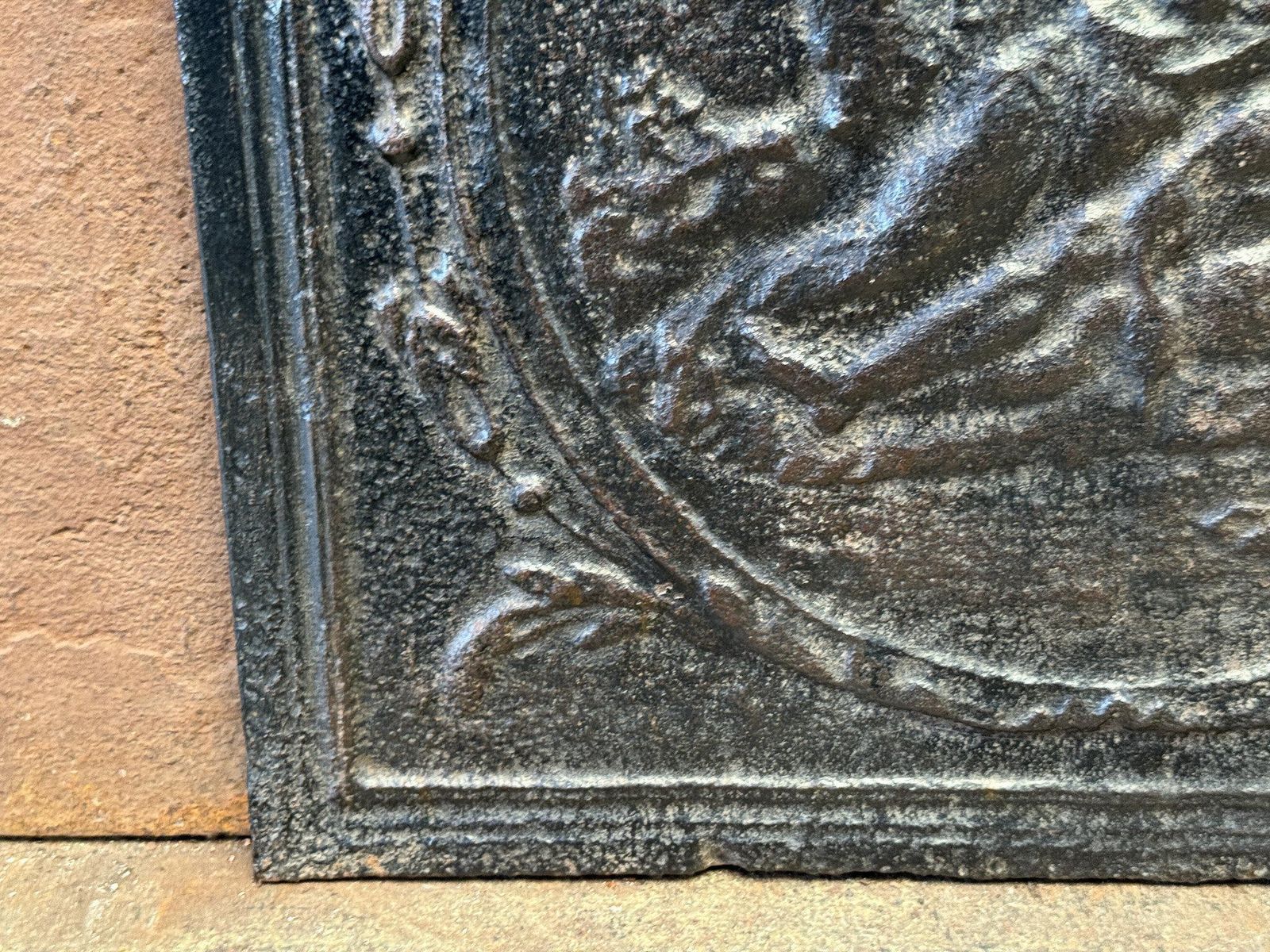 French 'Allegory Of Love' Fireback / Backsplash, 19th Century, Victorian Period photo buy