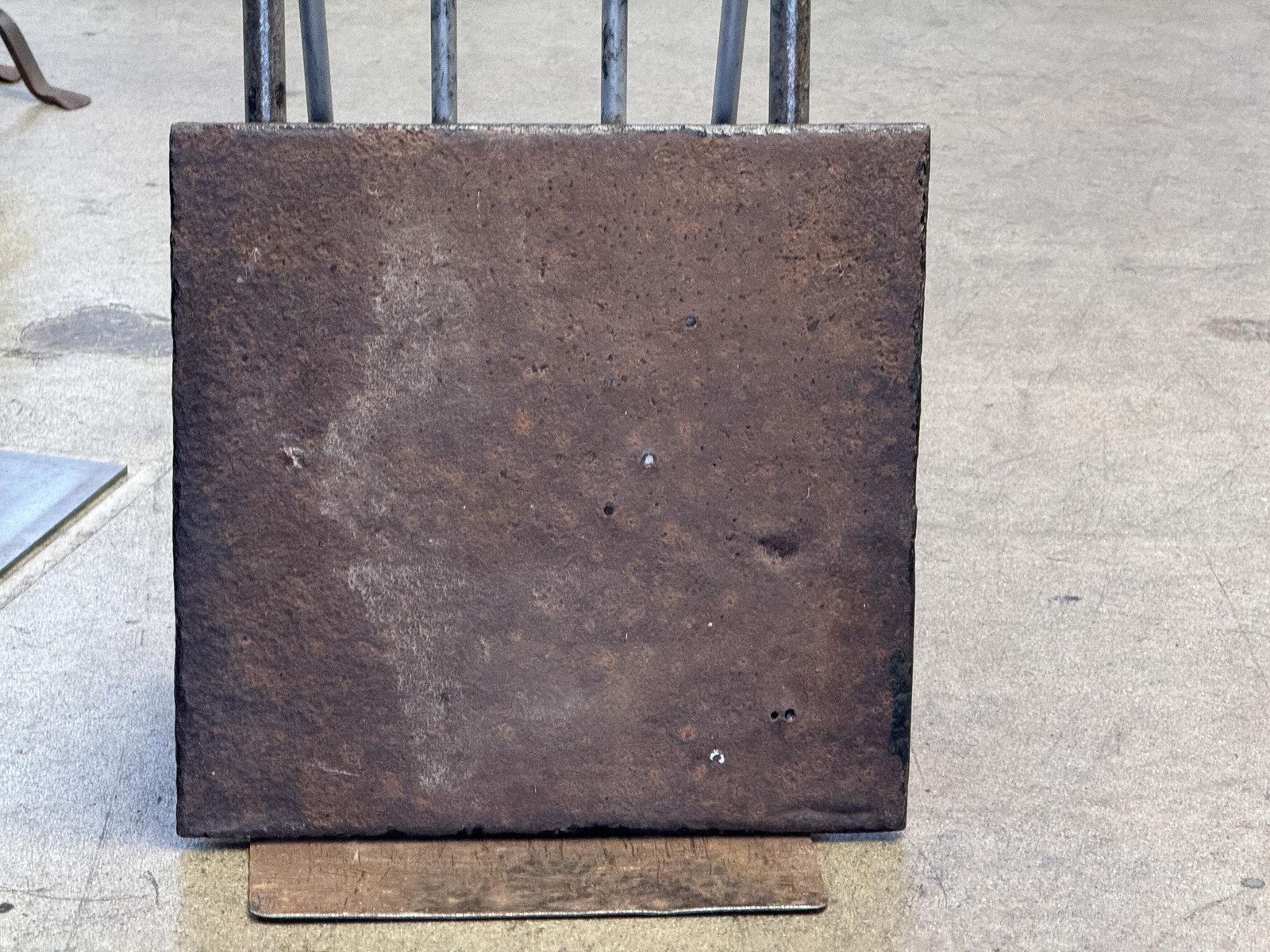 393.0 18th Century 'Cross Of Loraine' Fireback / Backsplash, France, Louis XIV Period photo