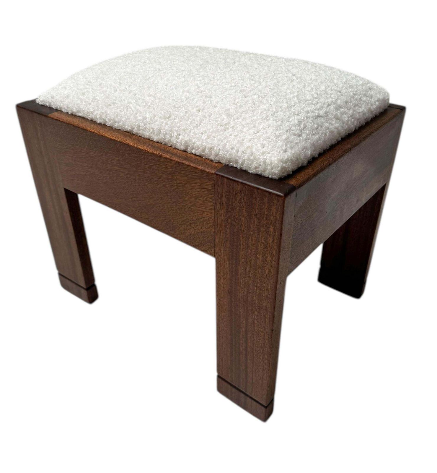Art Deco Modernist Stool By J.A. Muntendam For L.O.V. Oosterbeek, 1920s photo 1989.0