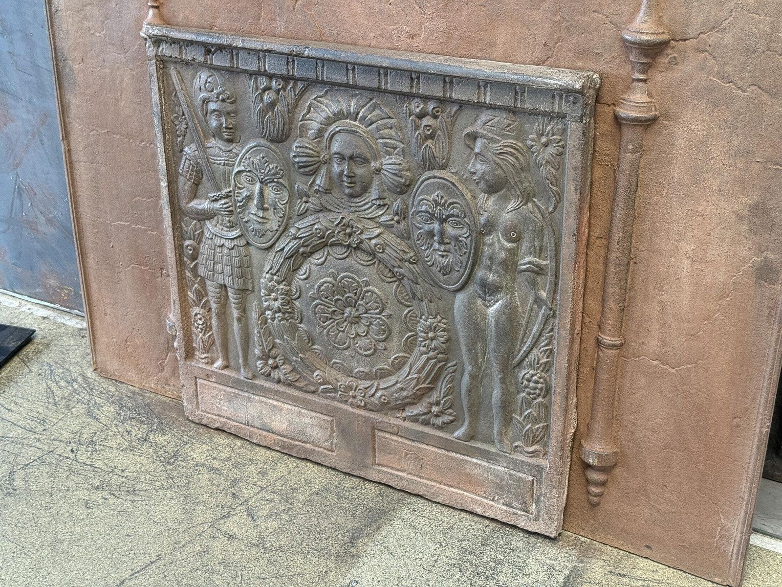 French Coat Of Arms Fireback / Backsplash, Napoleon III Style photo Home Fixtures