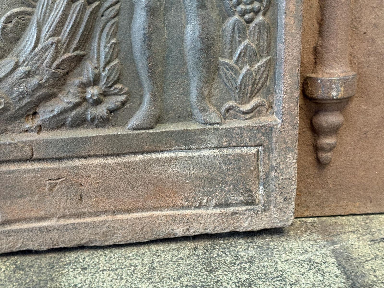 photo for sale French Coat Of Arms Fireback / Backsplash, Napoleon III Style