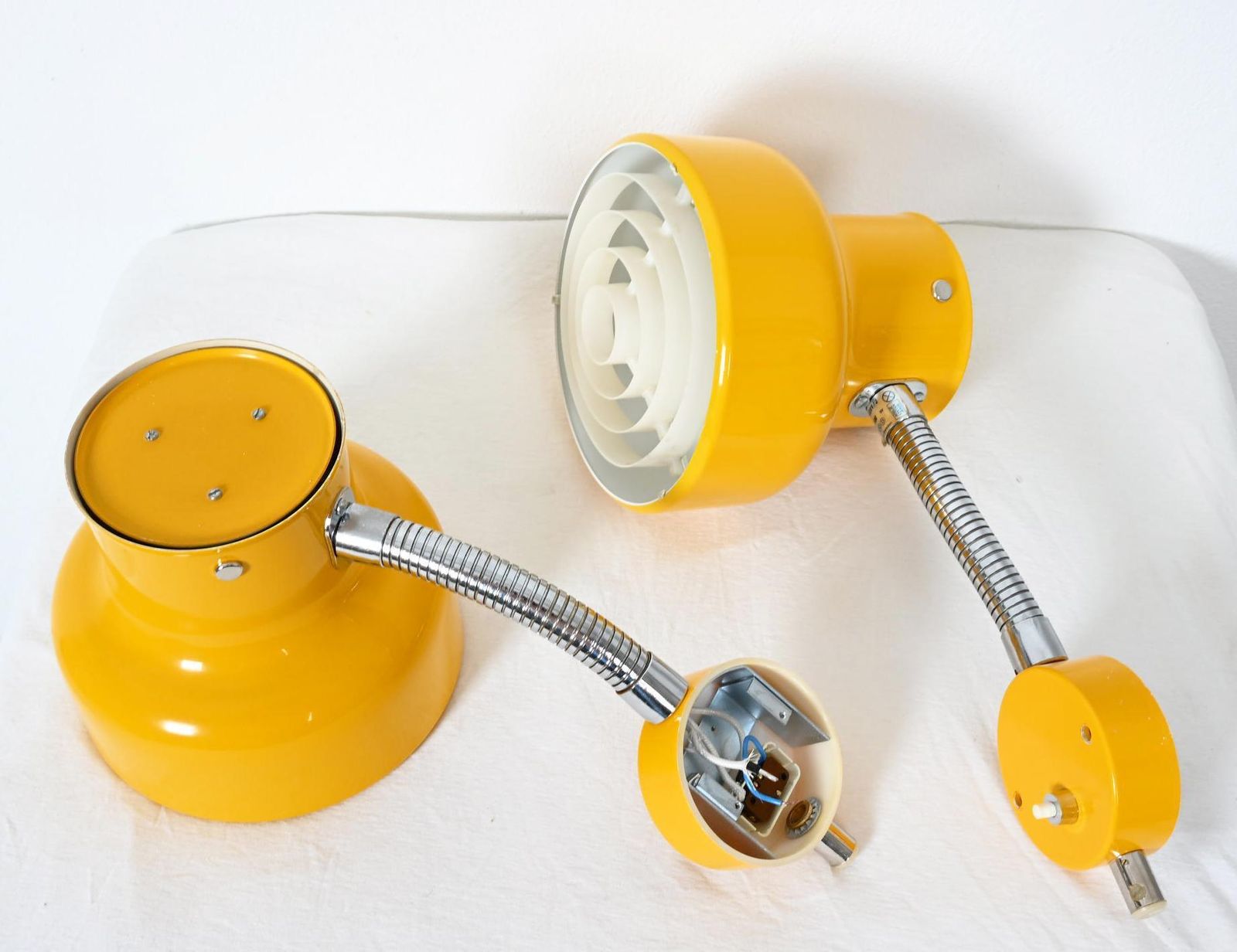 photo for sale Yellow Bumling Wall Lamp By Ateljé Lyktan