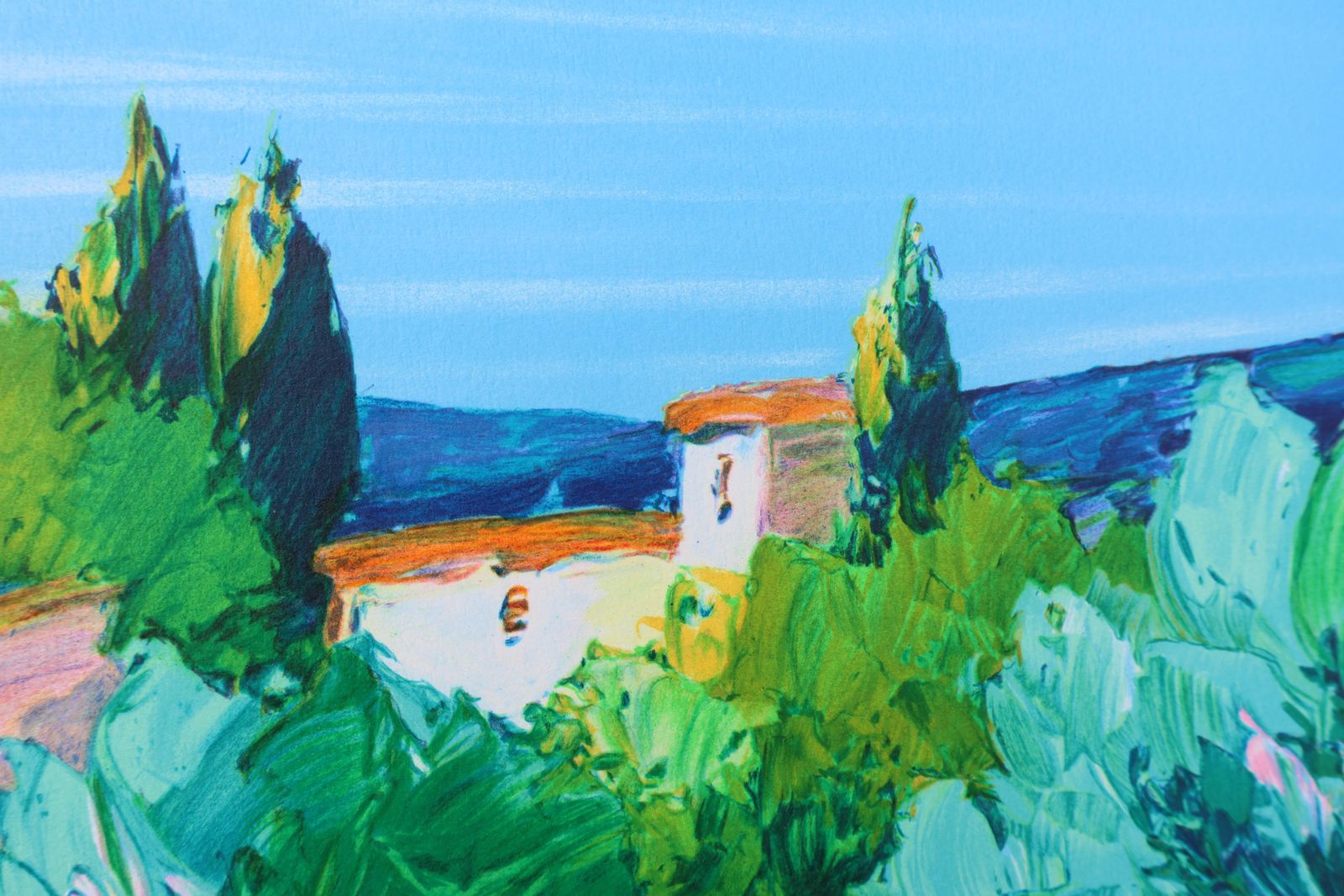 photo furniture Serge Fenechprovencal Landscape   Original Lithograph, Handsigned & Ltd /2901982