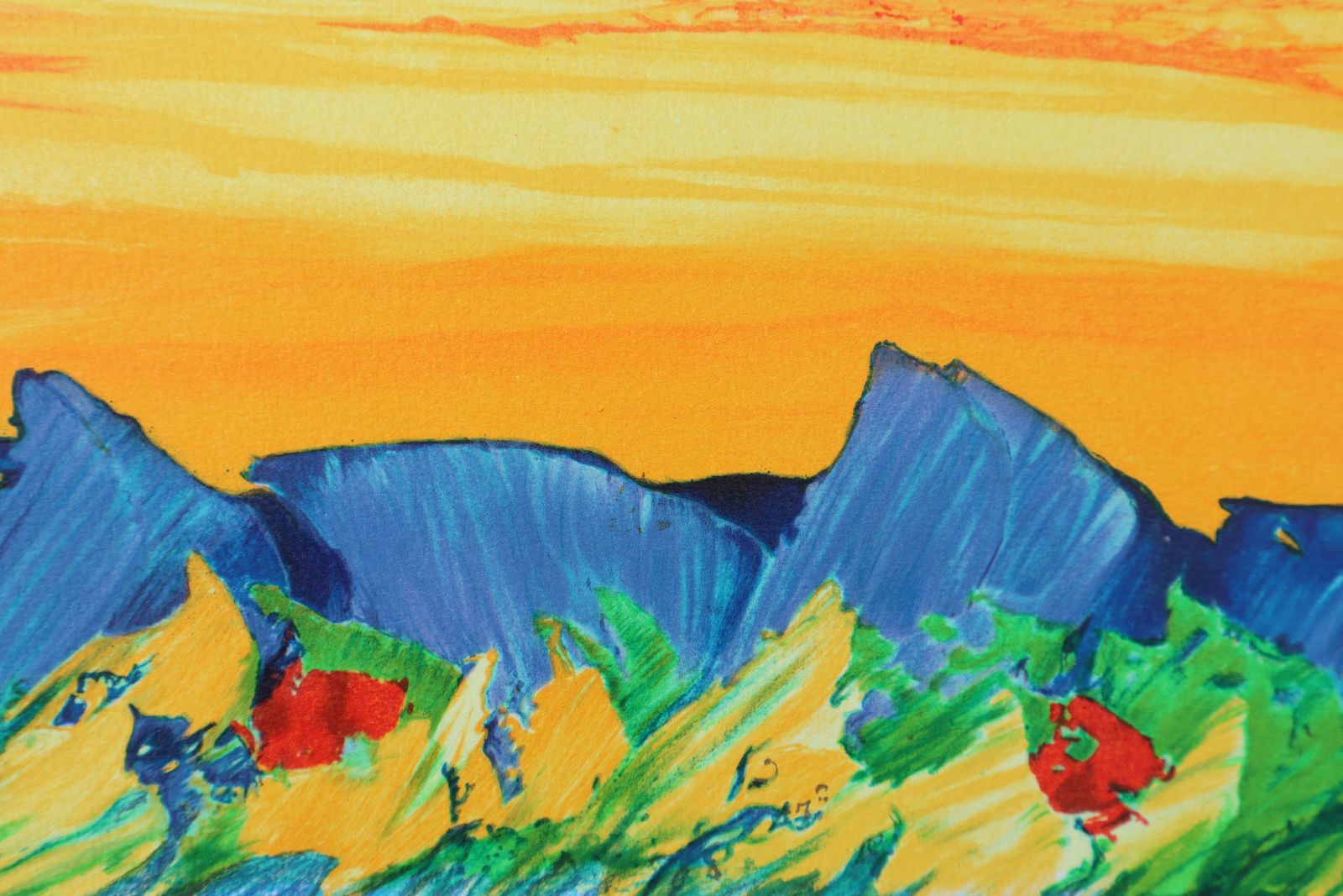 photo for sale Serge Fenechprovencal Landscape   Original Lithograph, Handsigned & Ltd /2901982