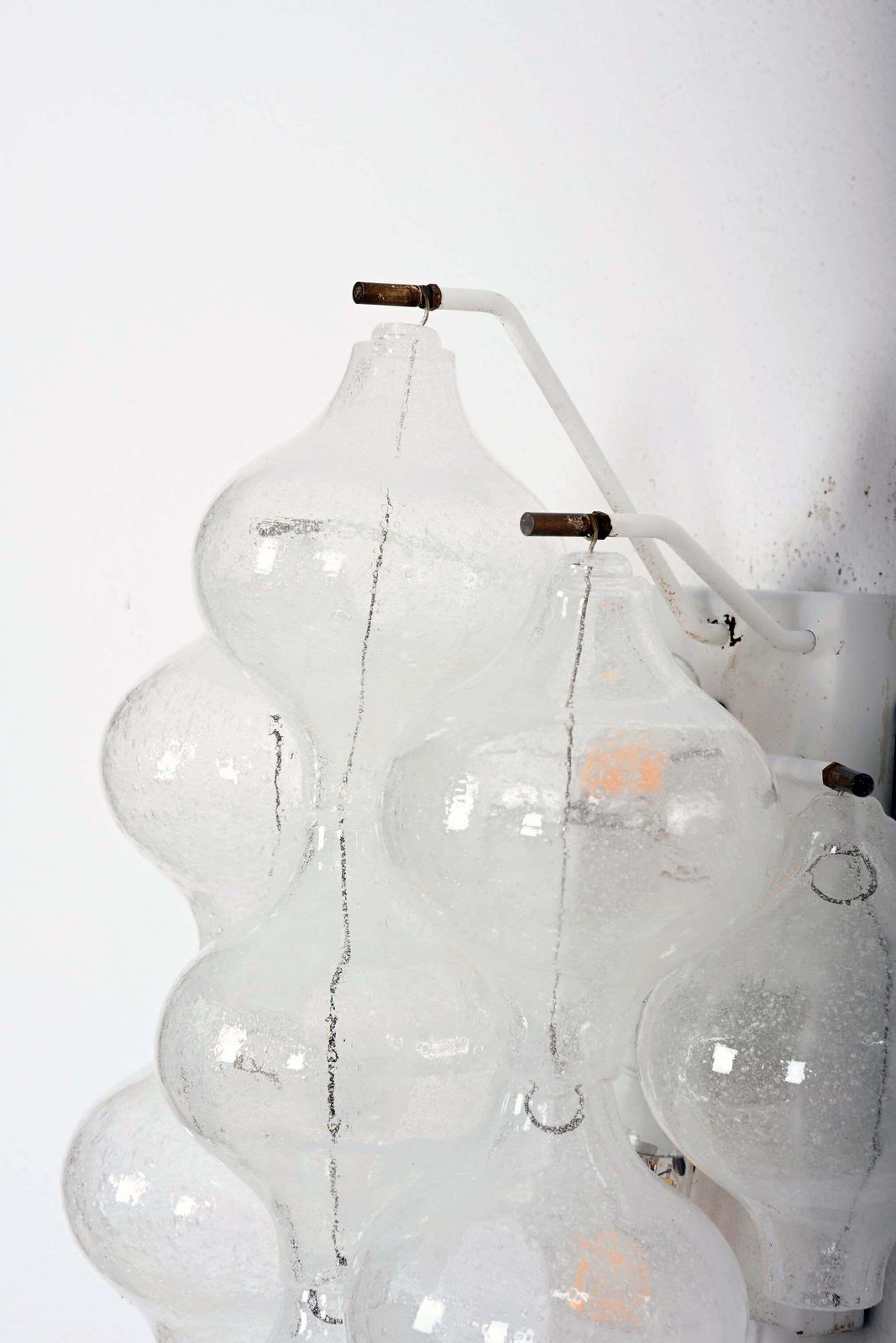 Lighting A Pair Of J.T. Kalmar Tulipan Glass Wall Lamps, Sconces photo