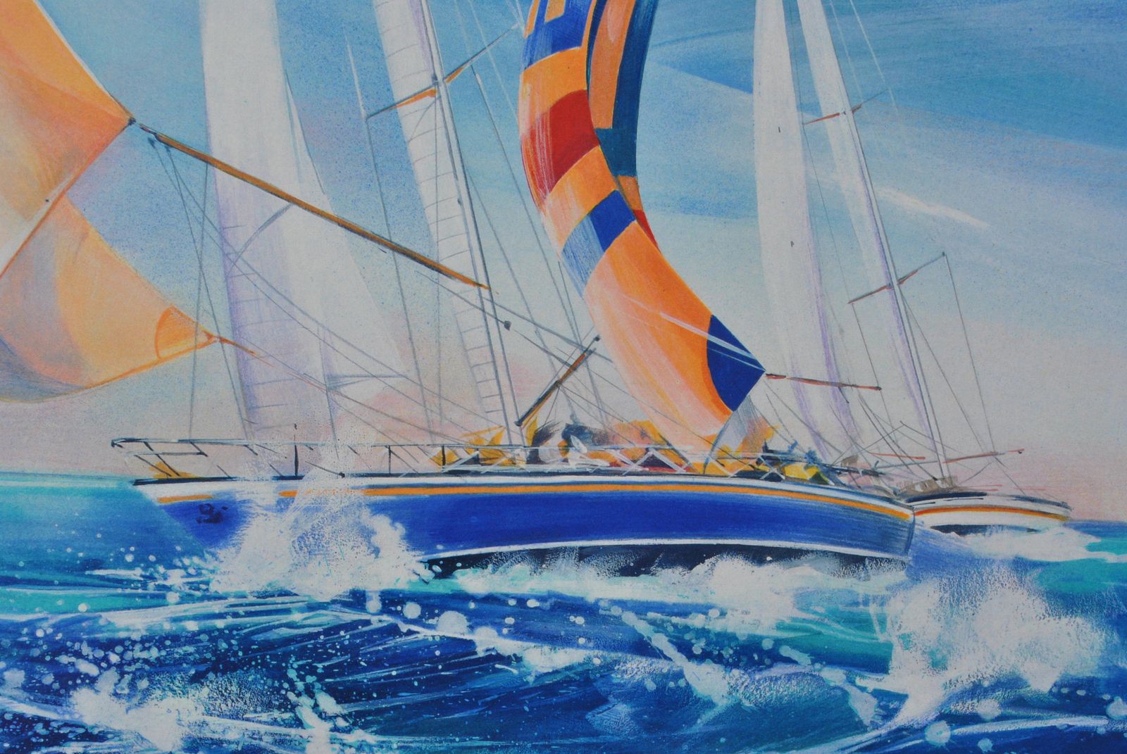 Stanley Spencersailing : The Race   Original Lithograph, Handsigned & Ltd /1501982 photo buy