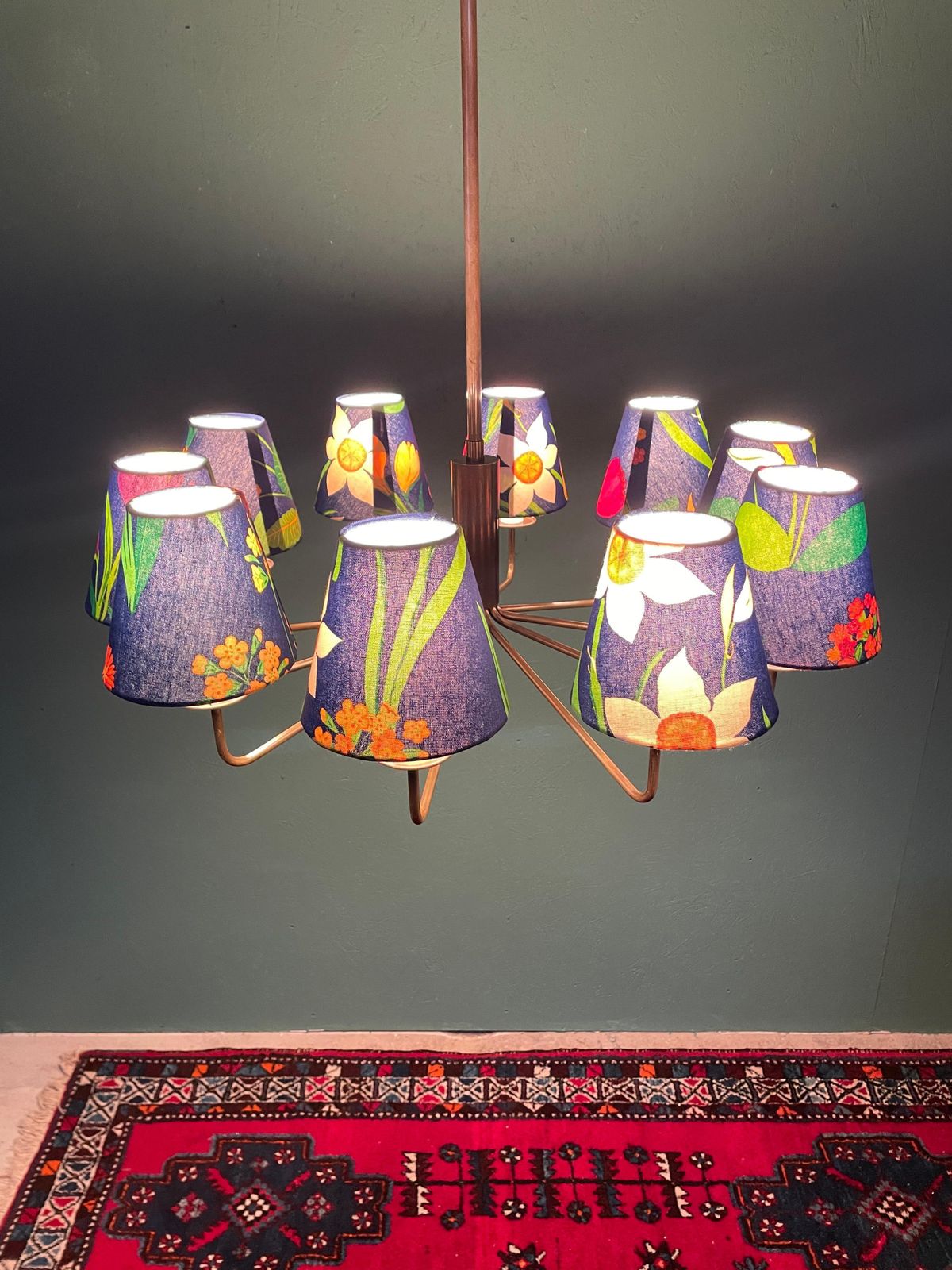A Mid Century Chandelier By Th Valentiner For Poul Dinesen Of Denmark photo furniture
