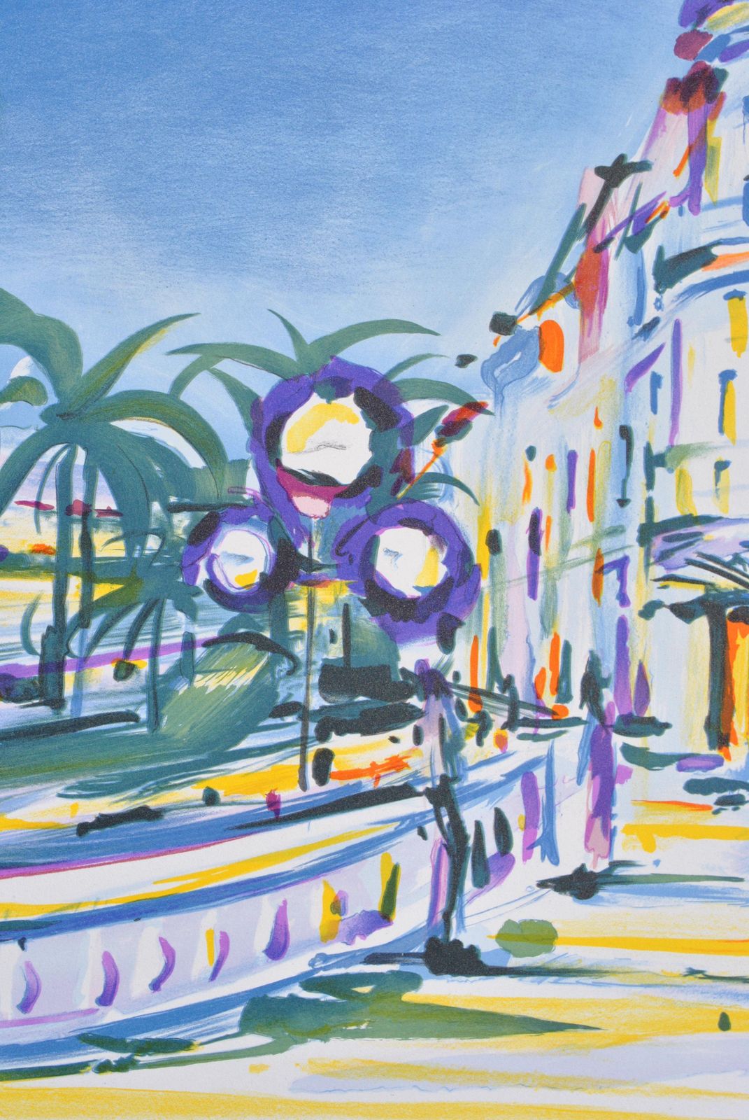 Pierre Bellierriviera : Negresco Palace   Original Lithograph, Handsigned & Ltd /2501982 photo buy