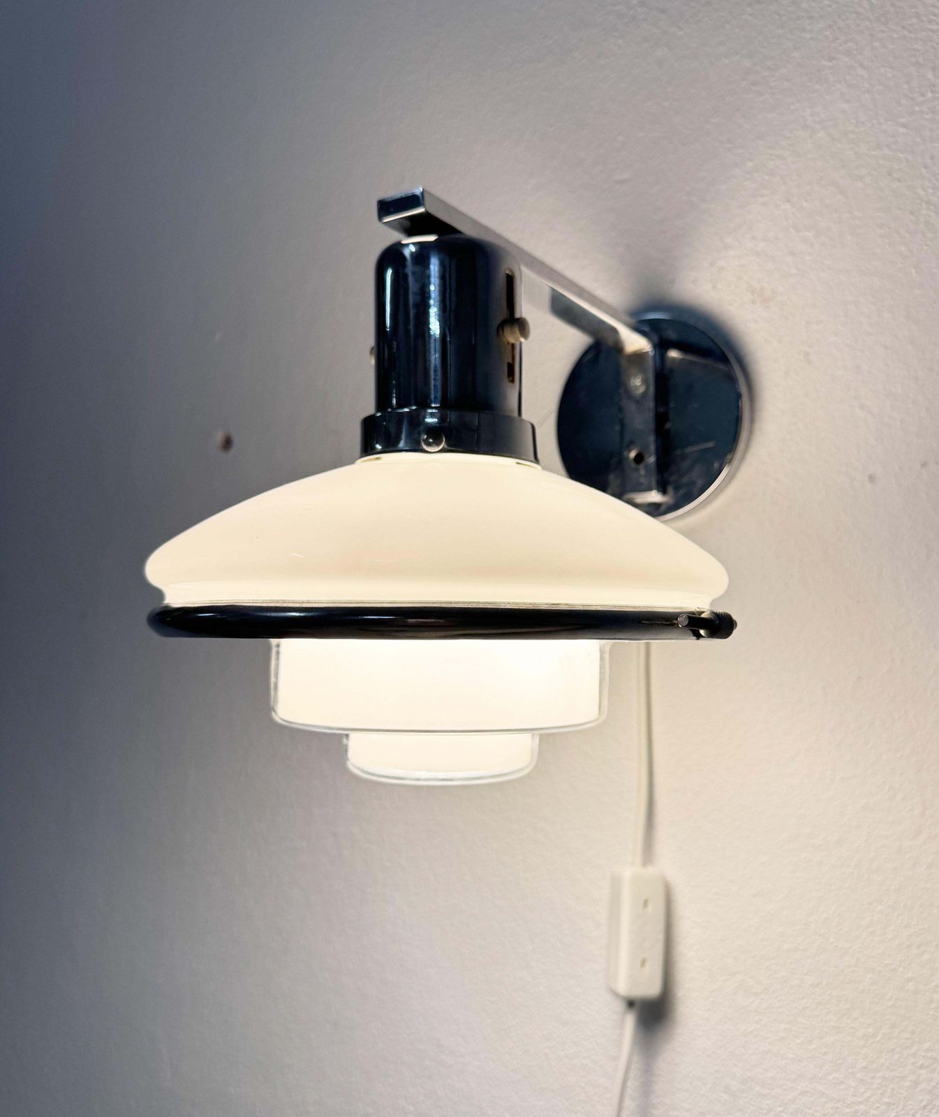 photo buy Rare Megaphos Sistrah Wall Lamp By C.F Otto Mueller