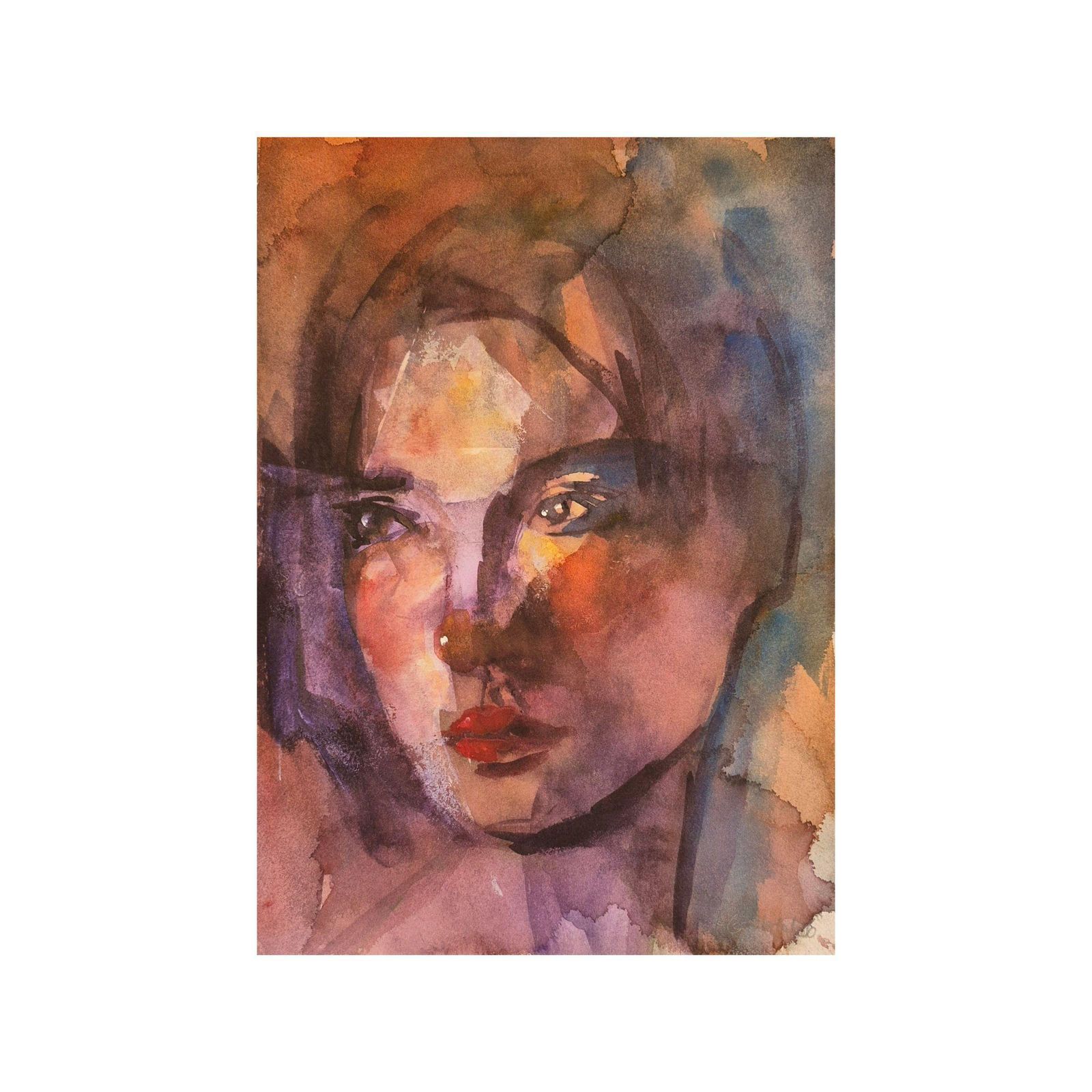 Anna Masiul Gozdeckaimprovisations, Contemporary Painting, Acrylic On Paper, Polish Artist2026 photo furniture