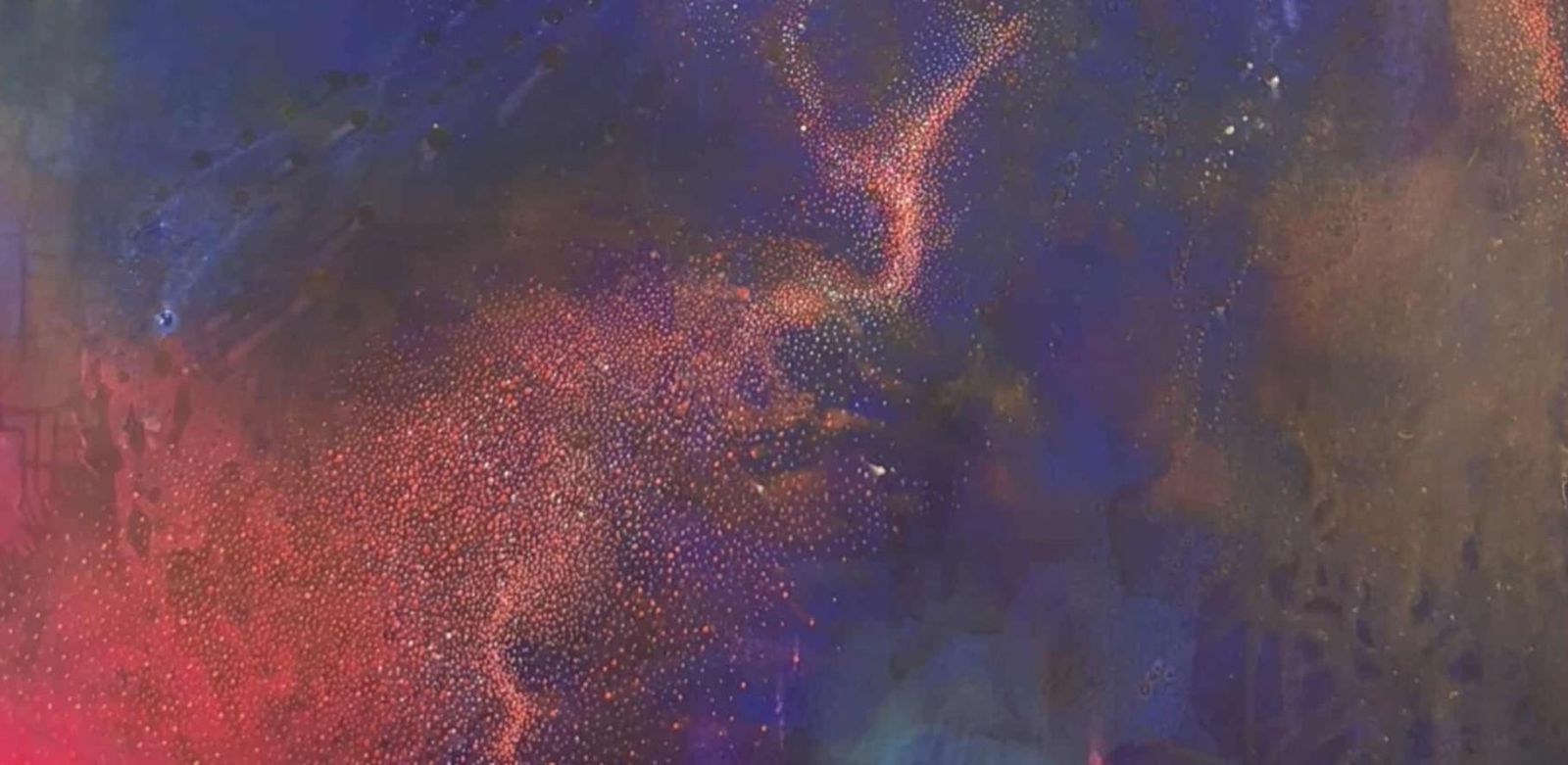 Barbara Hubertgalaxy 2. Contemporary Oil Abstract Landscape Painting, Polish Artist2025 photo 3271.0