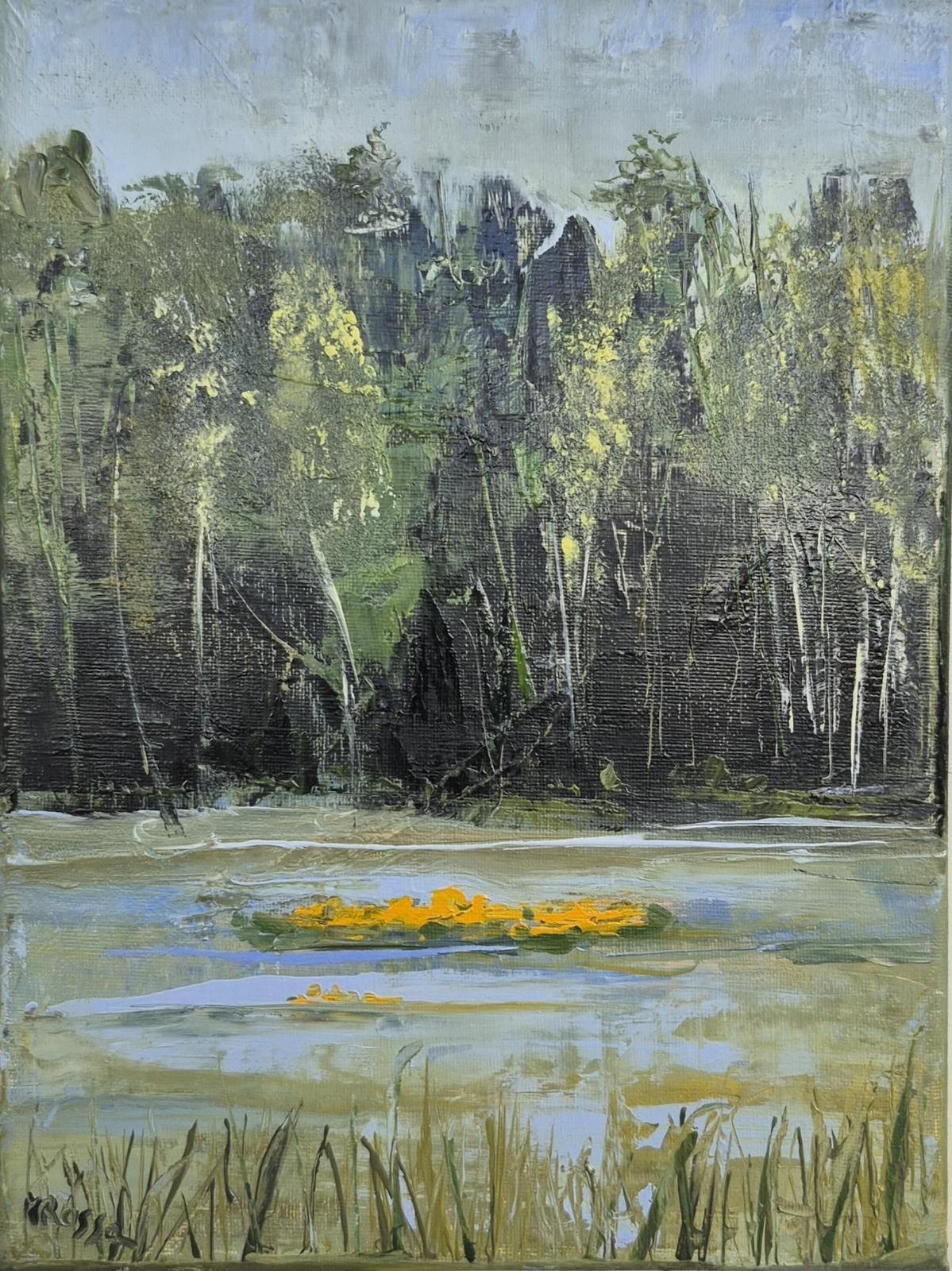 Monika Rossamarigolds   Contemporary Oil Painting, Landscape, Colorful, Polish Artist2025