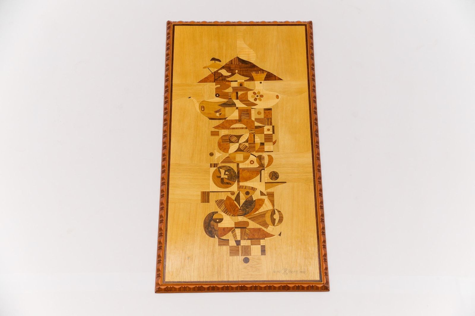 Awesome Handmade Wooden Inlays Wall Art By Artist Rene Berg, 1975 Germany photo furniture