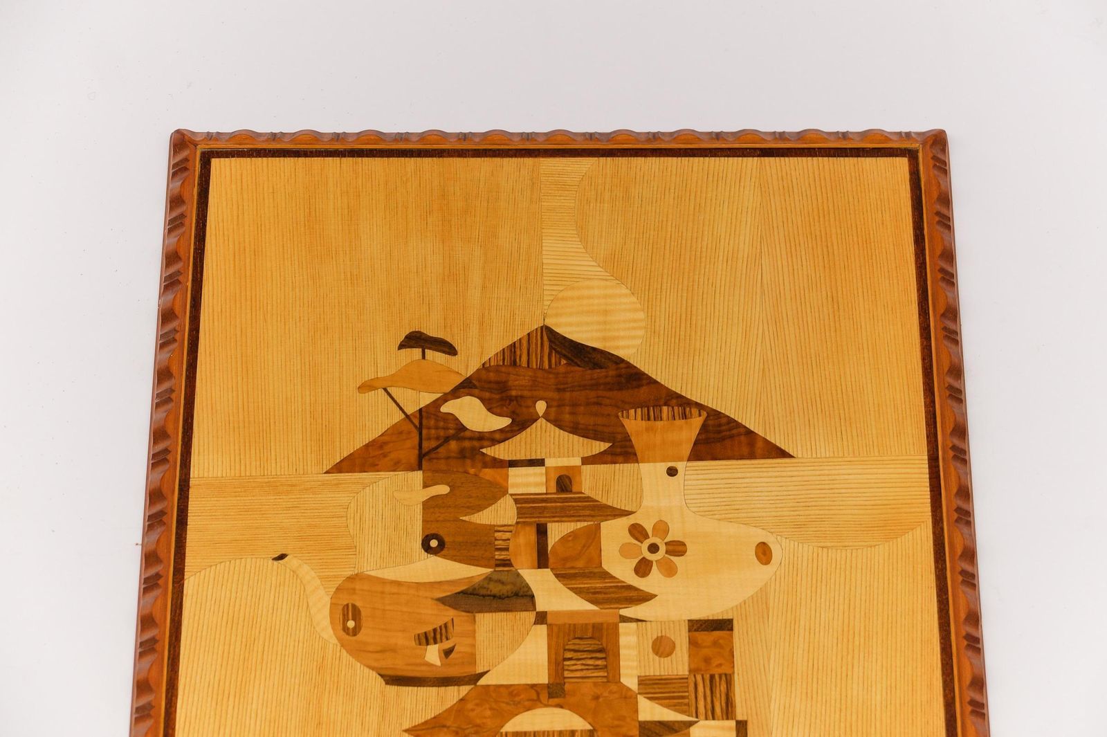 Awesome Handmade Wooden Inlays Wall Art By Artist Rene Berg, 1975 Germany photo Art