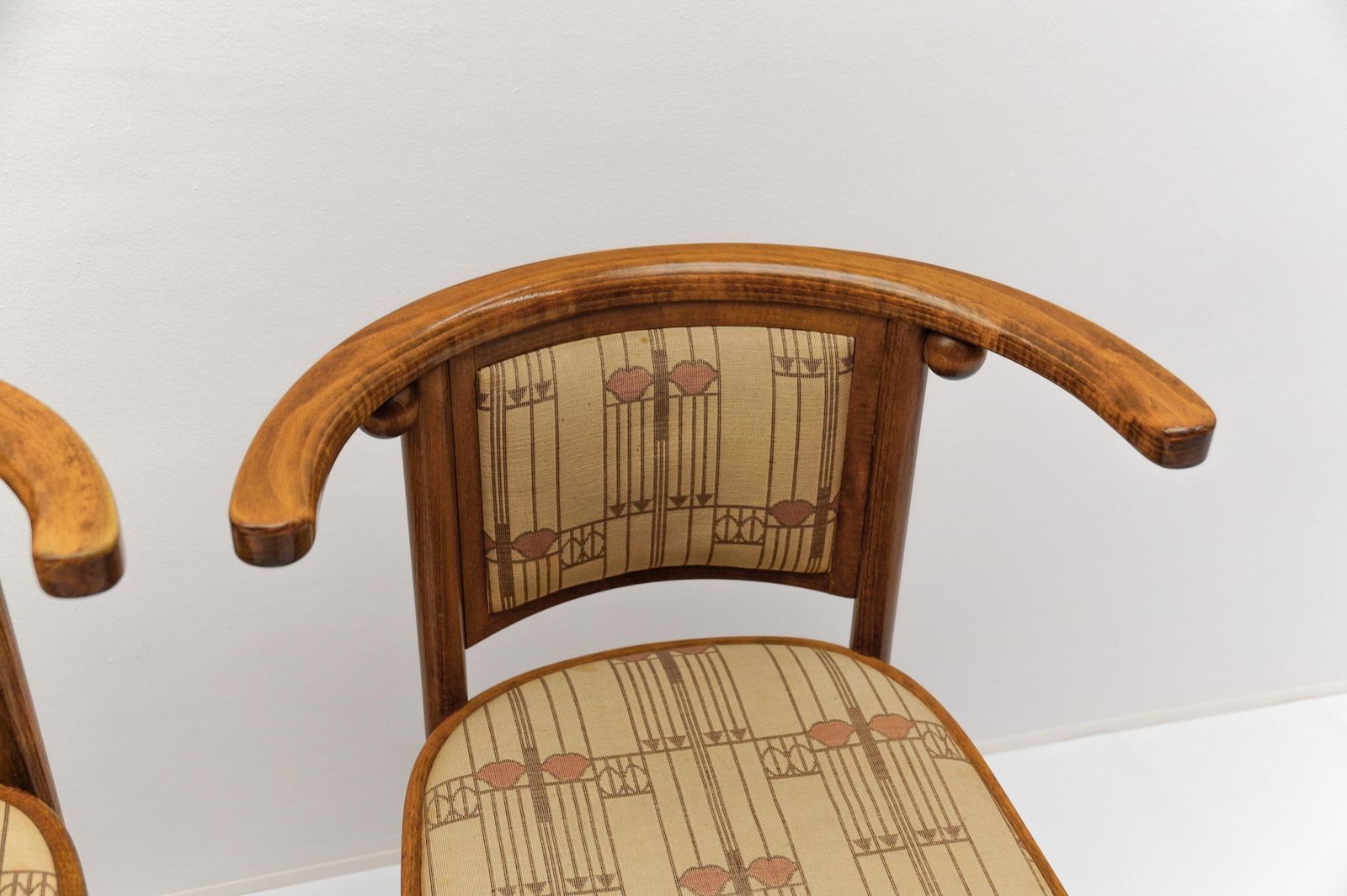 photo vinterior Set Of 4 Bat Chairs By Josef Hoffmann For Wittmann Austria