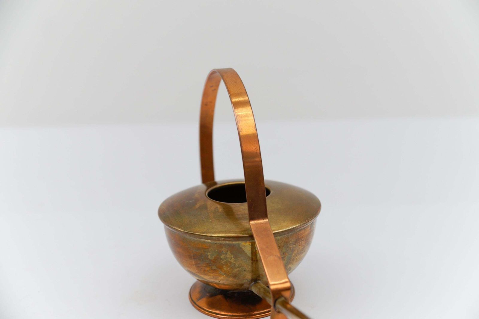 photo for sale Rare Lovely Brass And Copper Watering Can, 1950s Austria