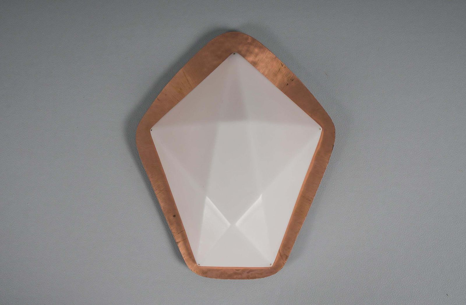 Lighting Pair Of Rare Rudolf Steiner School Anthroposophical Wall Fixture 1960 photo