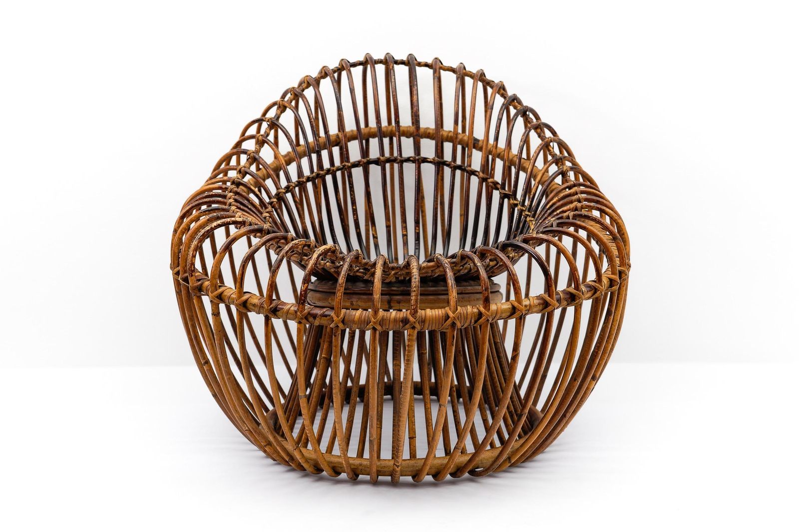 Janine Abraham & Dirk Jan Rol Armchair Rattan And Bamboo, 1950s photo Furniture
