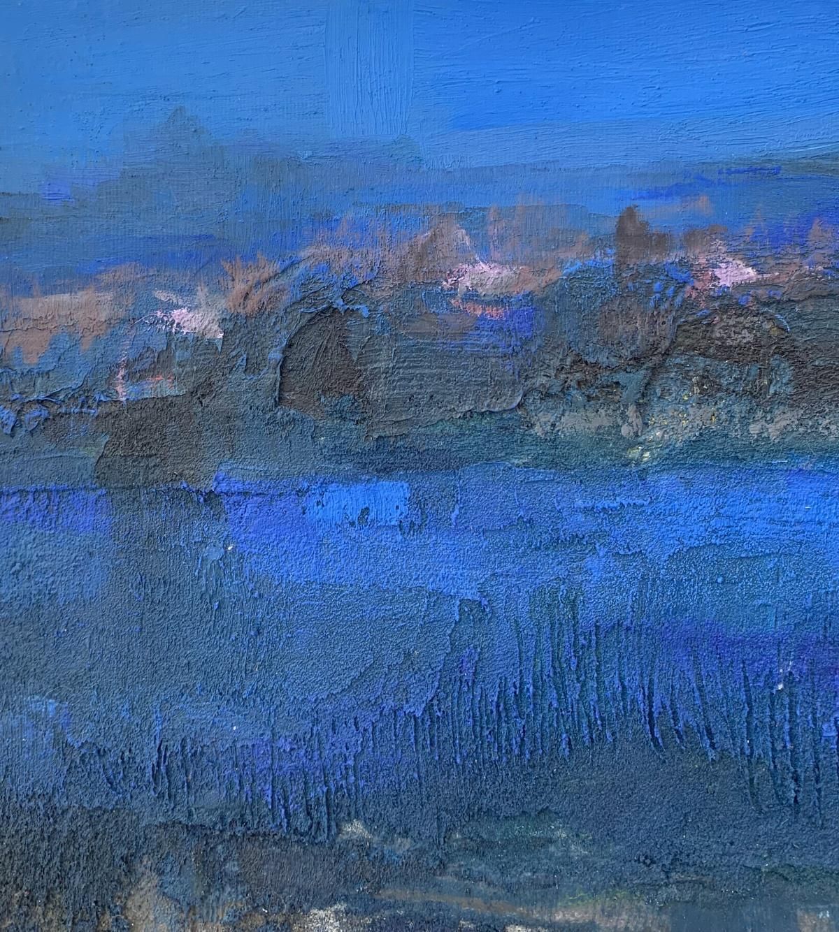 Katarzyna Zwolińskanokturn. Contemporary Landscape Painting, Texture, Polish Art2019 photo for sale