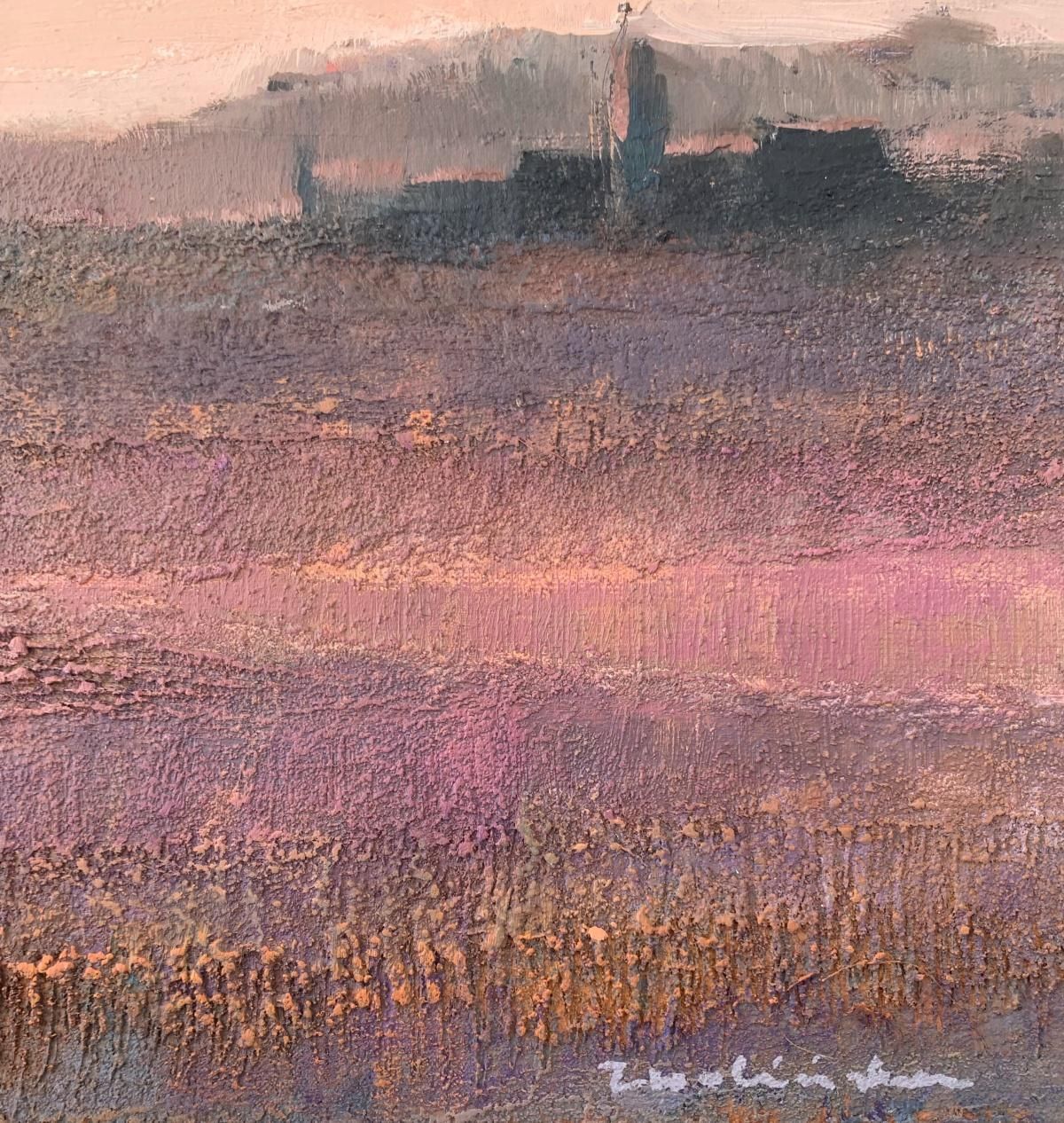 Katarzyna Zwolińskain The Distance. Contemporary Landscape Painting, Texture, Polish Art2021 photo 867.0