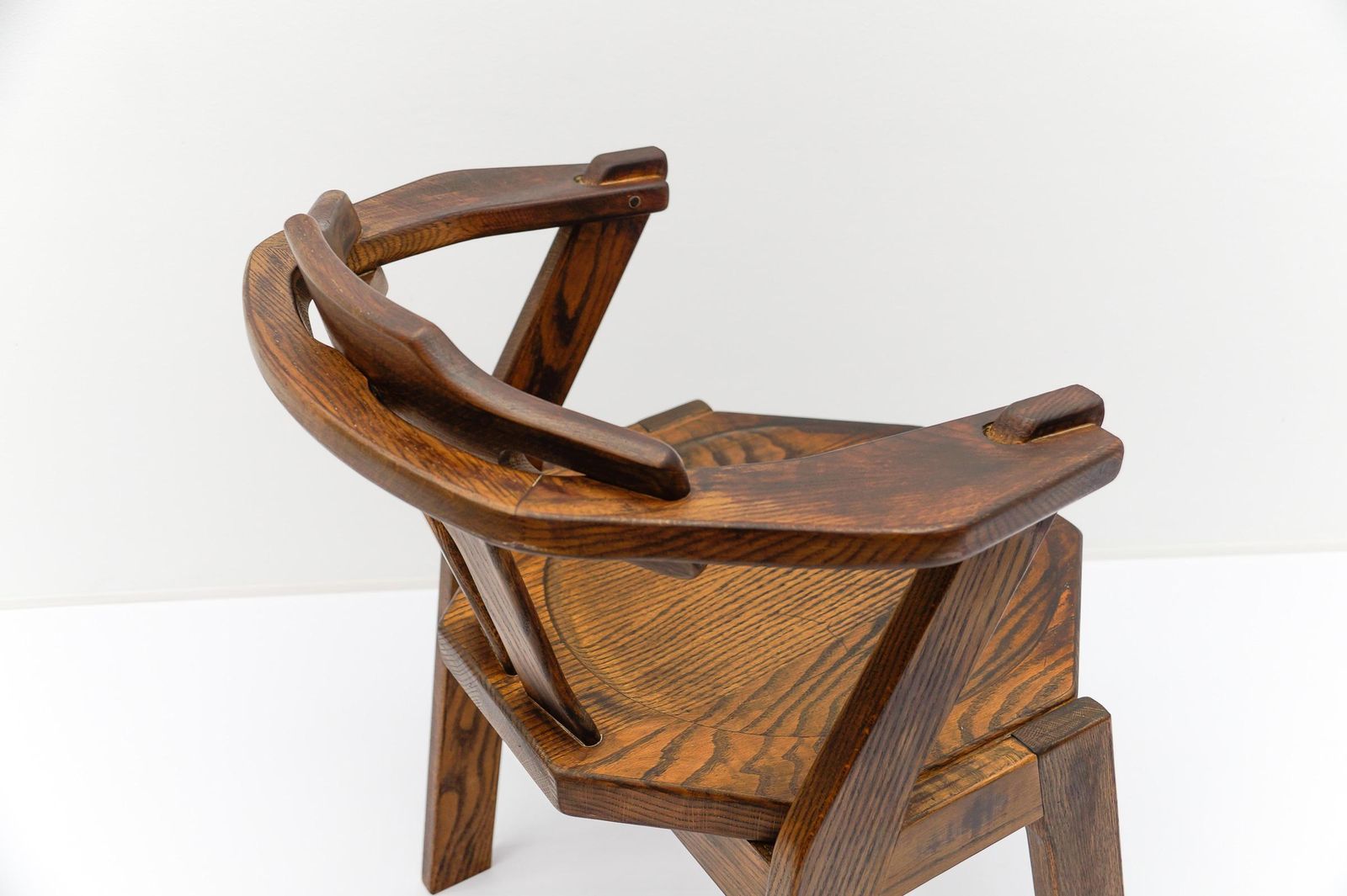 photo vinterior French Provincial Oak Chair, 1960s Mid Century Modern