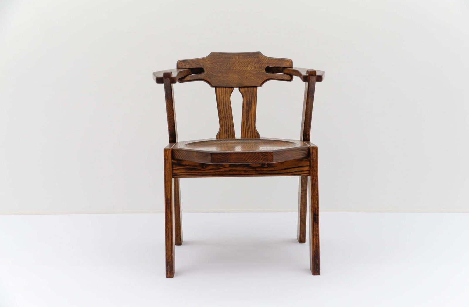 French Provincial Oak Chair, 1960s Mid Century Modern photo furniture