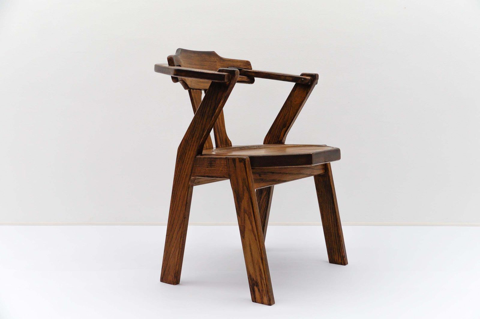 French Provincial Oak Chair, 1960s Mid Century Modern photo buy
