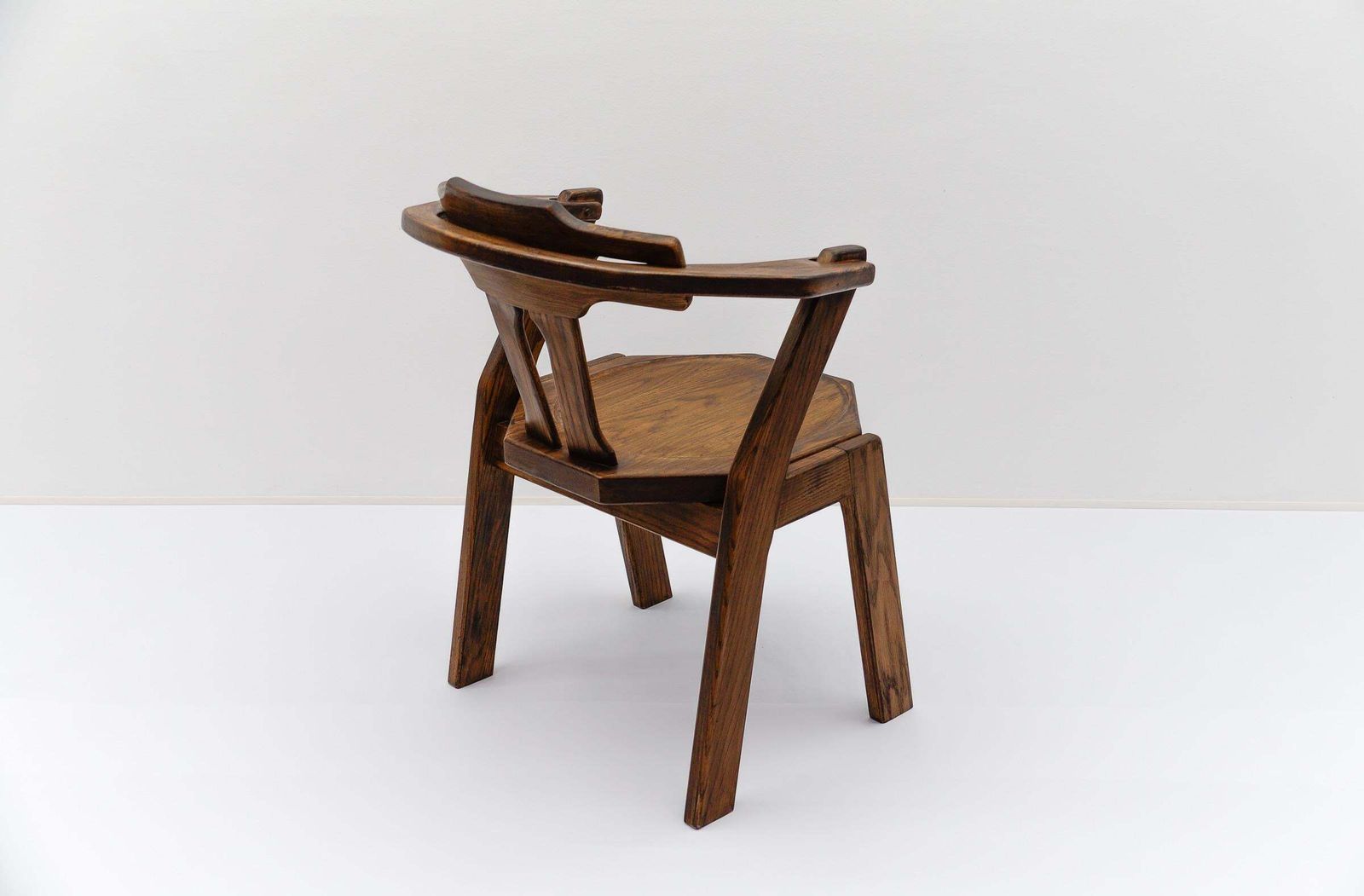 photo for sale French Provincial Oak Chair, 1960s Mid Century Modern