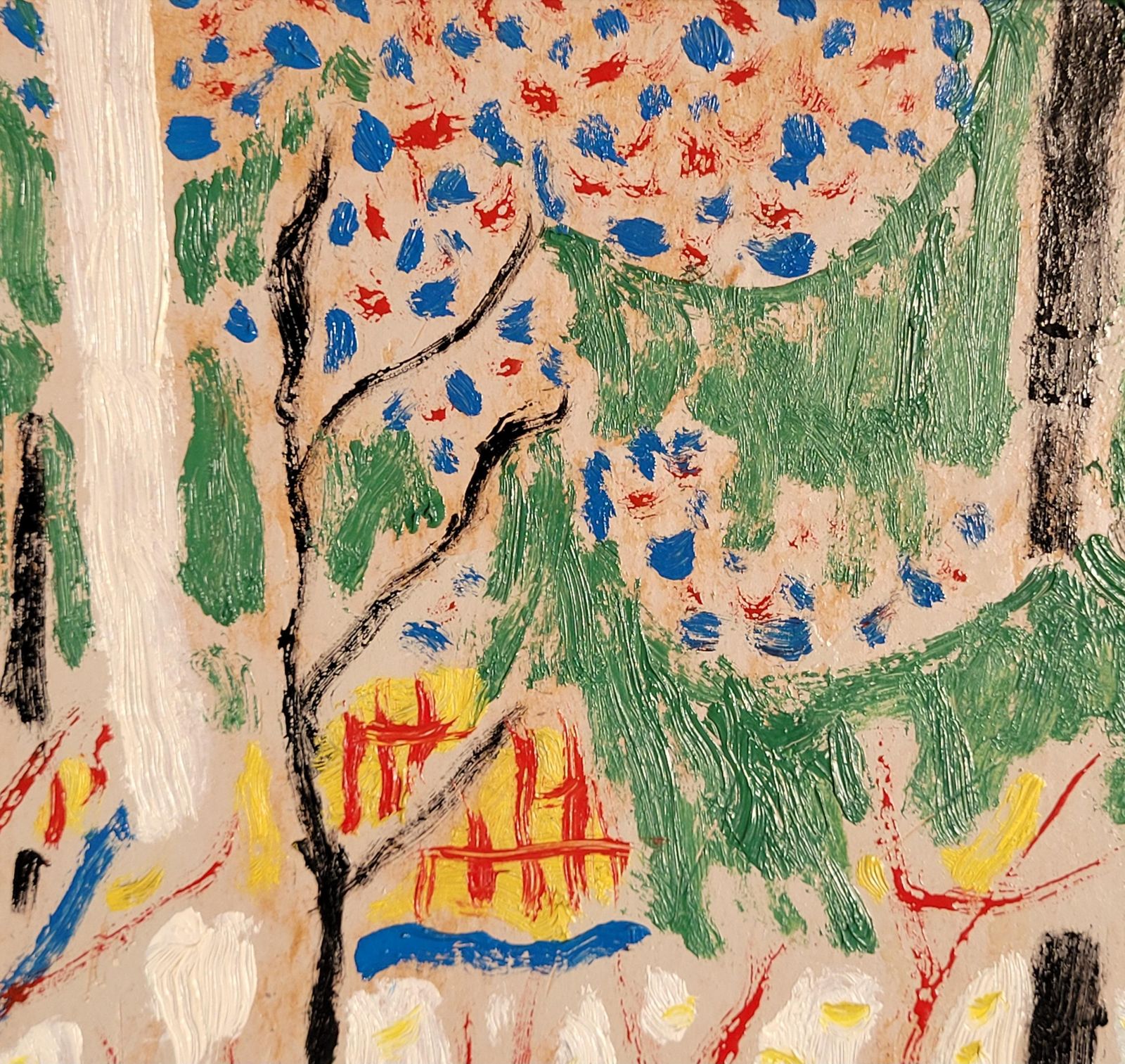 photo for sale Anatoly Zverevmid Century Colourful Fauvist Inspired Garden And Landscape.1973
