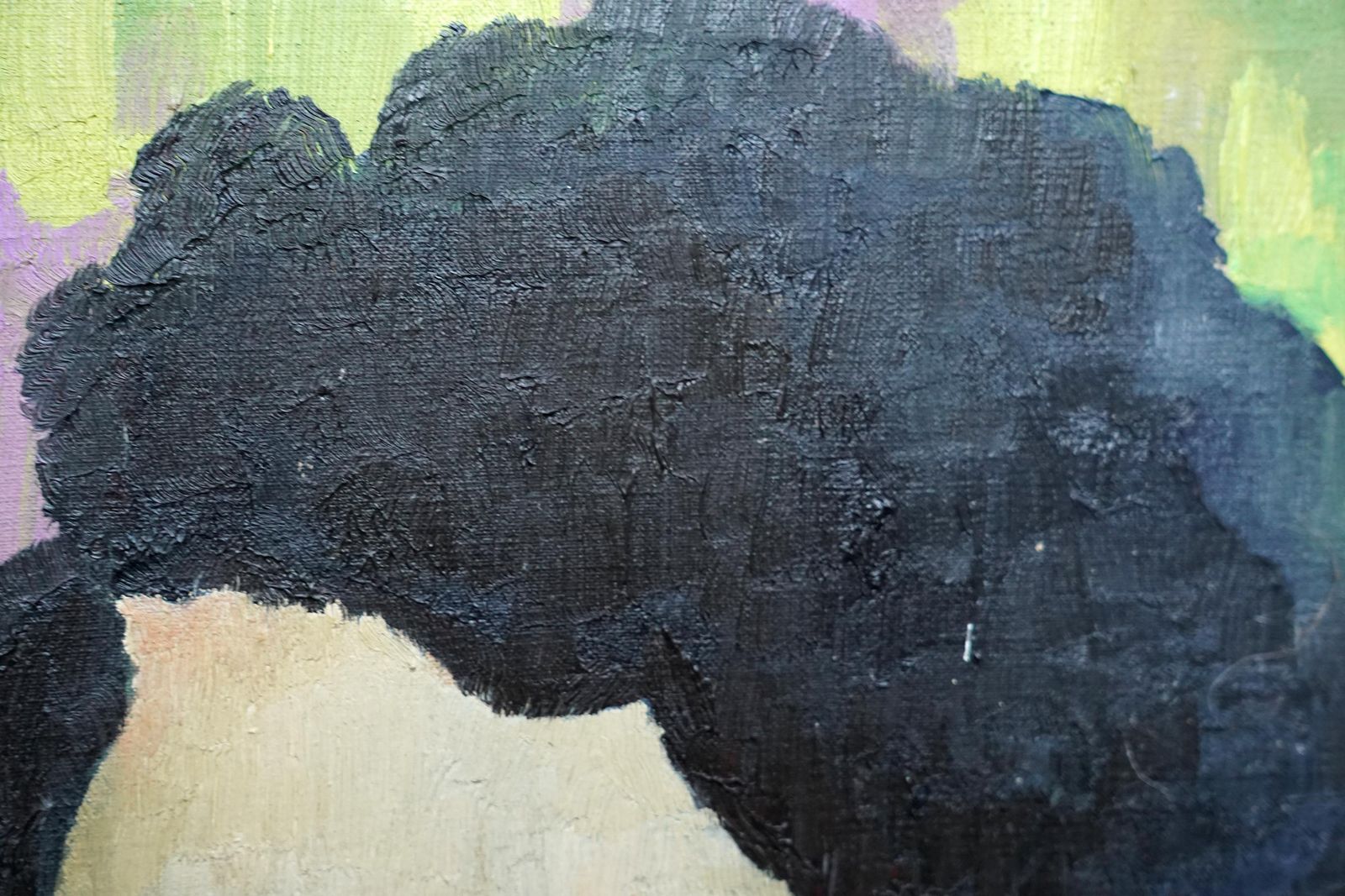 Glyn Morganself Portrait Of Artist   Welsh Post Impressionist 1960's Art Oil Paintingcirca 1960 photo buy