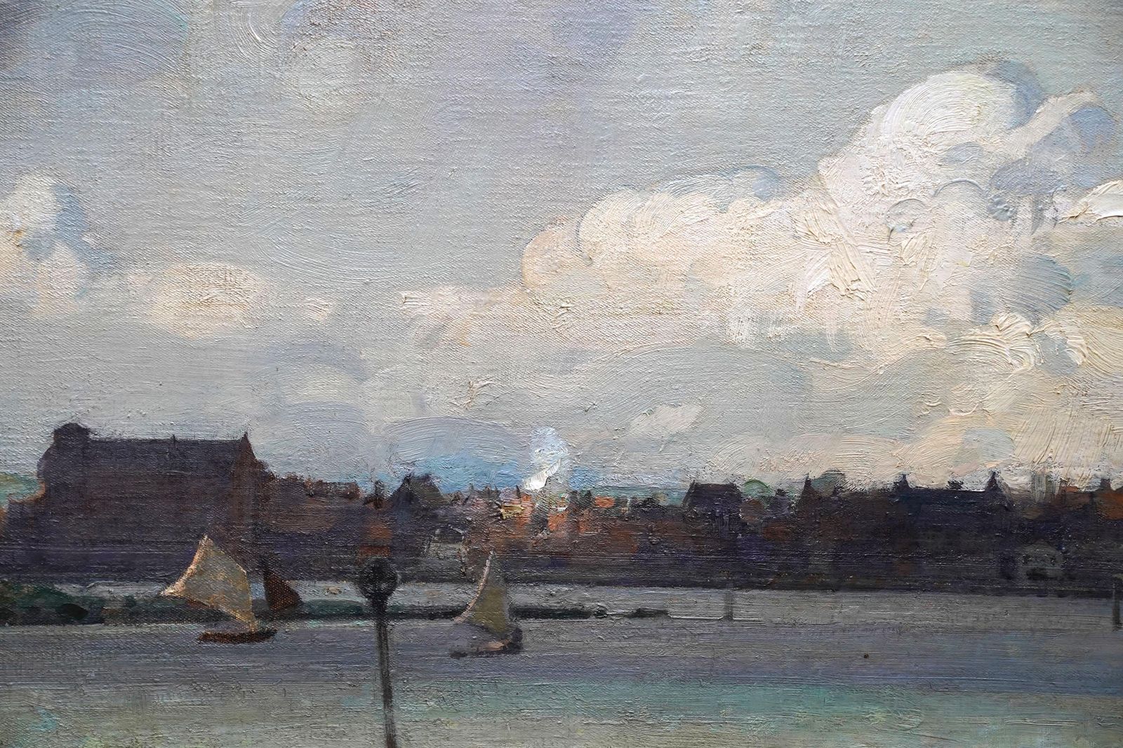 John Alfred Arnesby Brownthe Channel Wells Next The Sea Norfolk Landscape   British 1931 Exh Oil Paintingcirca 1910 photo Art