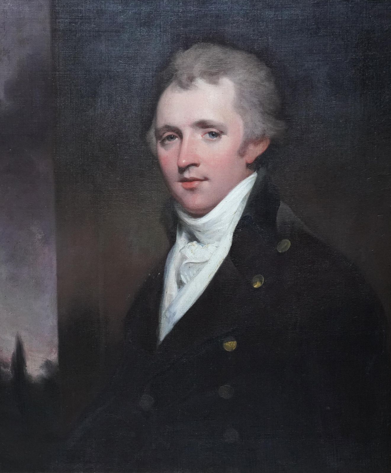Portrait Of Major General James Hanson Salmond   British 18thc Art Oil Paintingcirca 1795 photo furniture