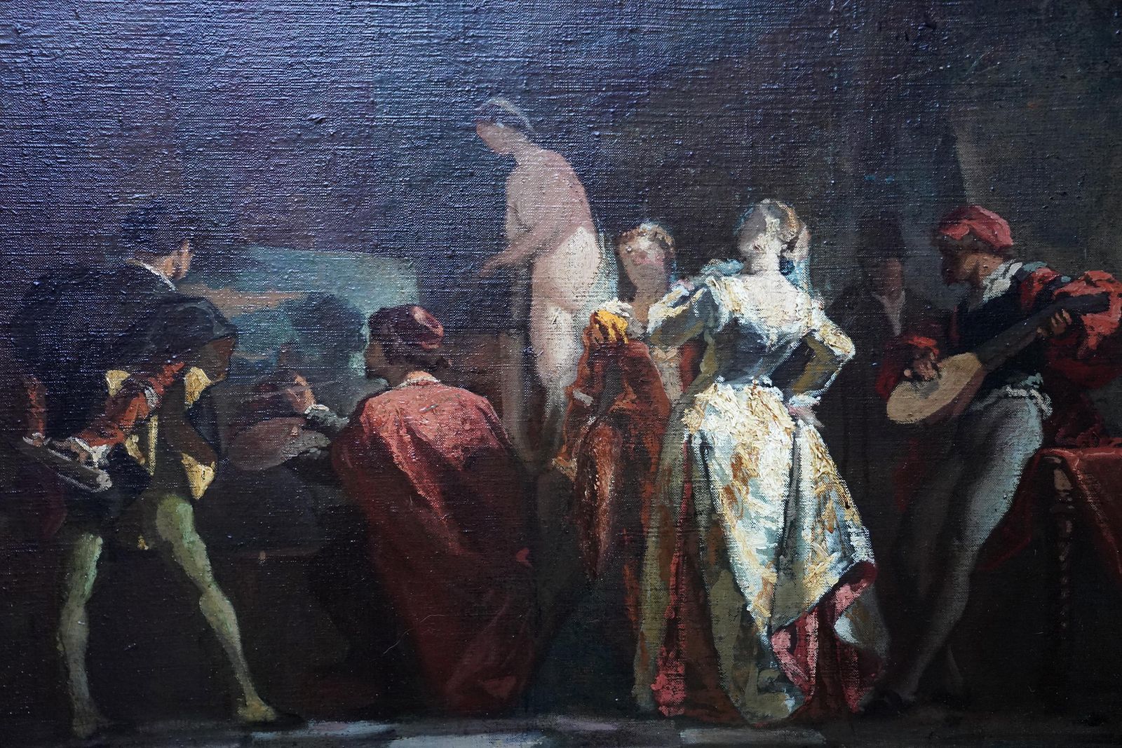 Adolphe Monticelliartist In His Studio   French 19th Century Art Figurative Interior Oil Paintingcirca 1870 photo Art