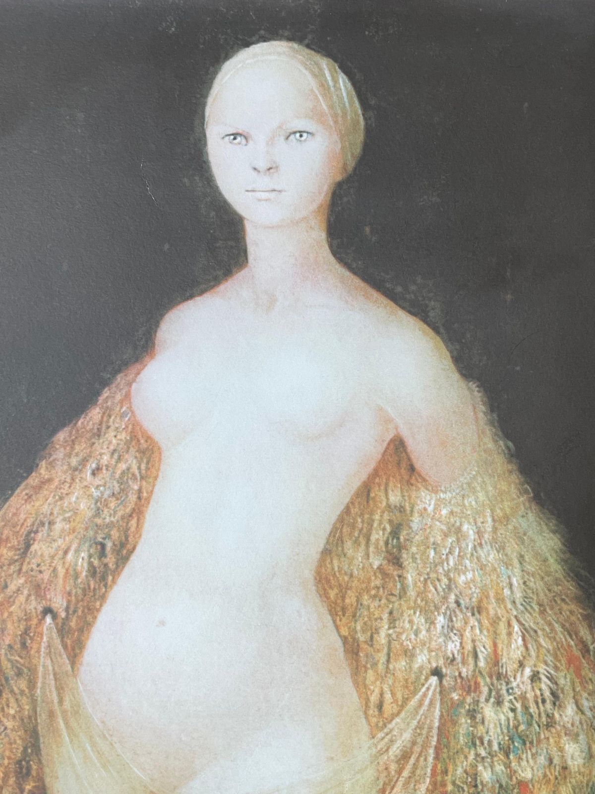 photo for sale Leonor Finileonor Fini, Woman Dressed With Peacock Feathers, Circa 19701970