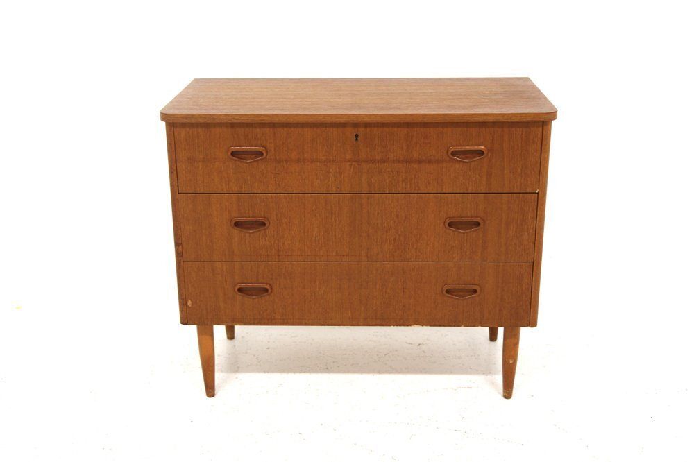 Teak Chest Of Drawers, Sweden, 1960s