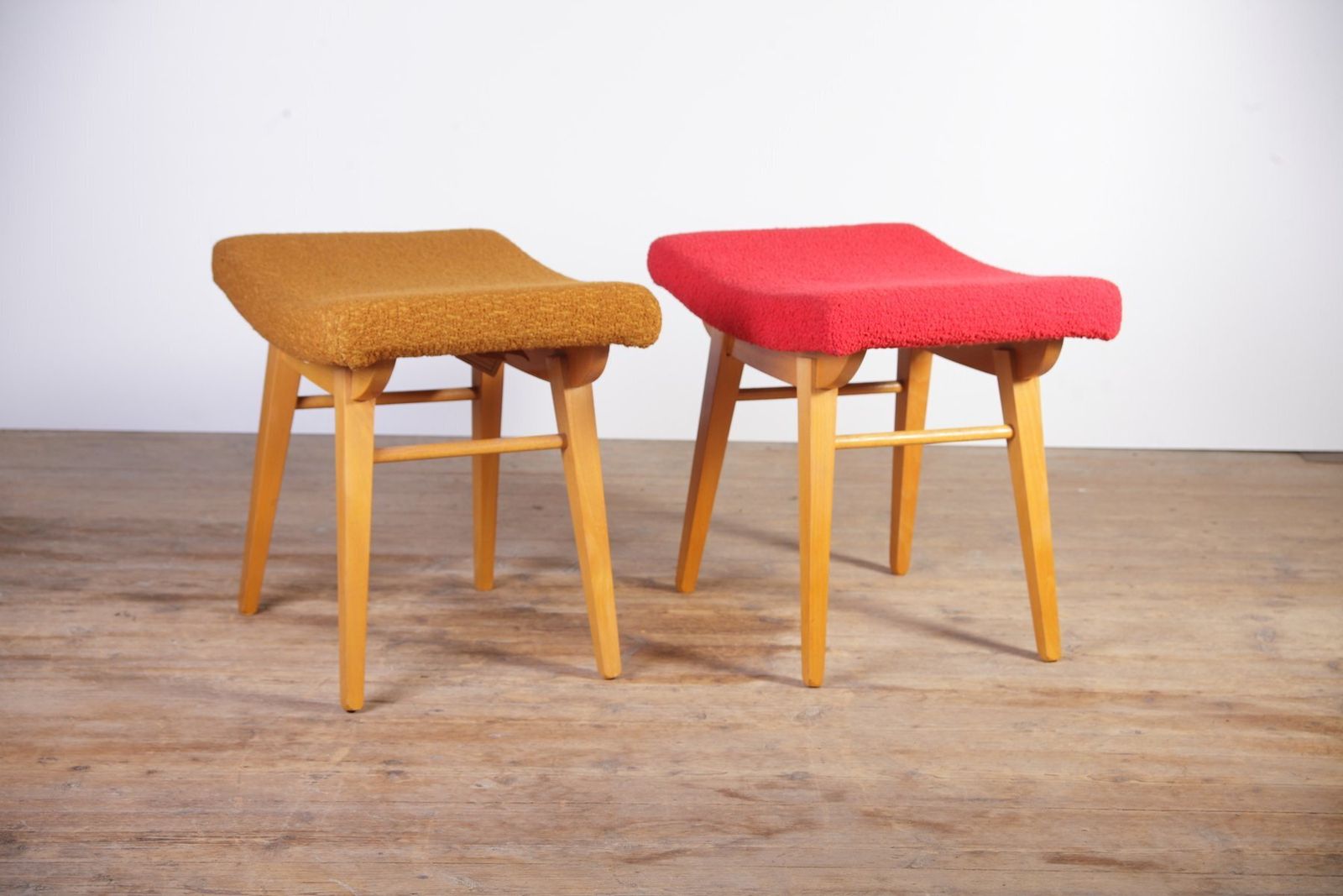 Mid Century Stools From Znz, Former Czechoslovakia, 1970s, Set Of 2