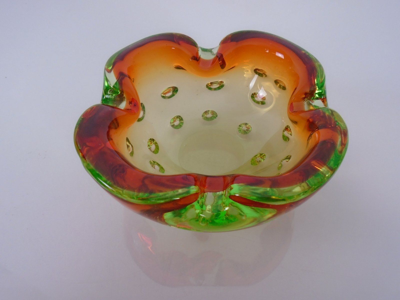 Sommerso Murano Glass Ashtray, Italy, 1960s photo furniture