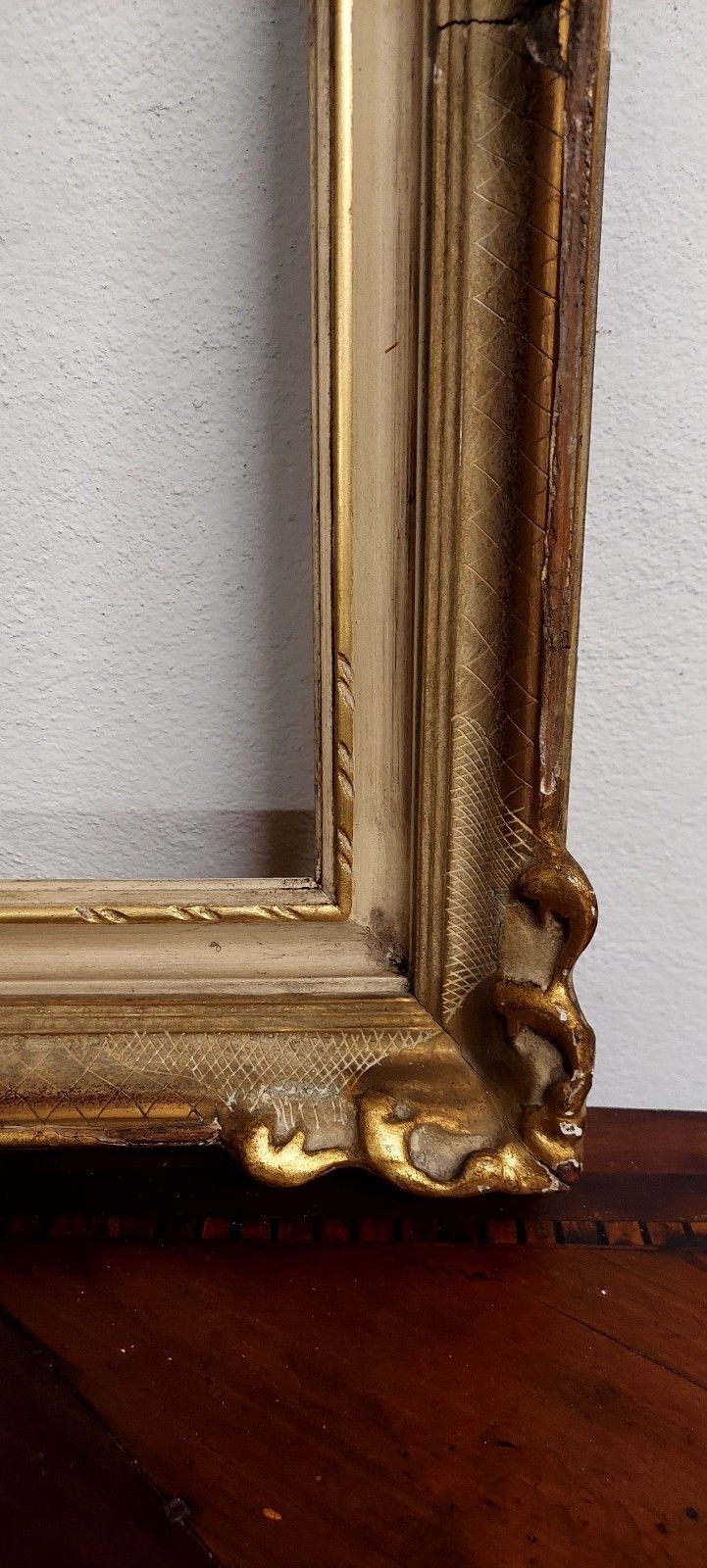 Lacquered And Gilded Wood Frame Early 900s, Italian photo Home Decor