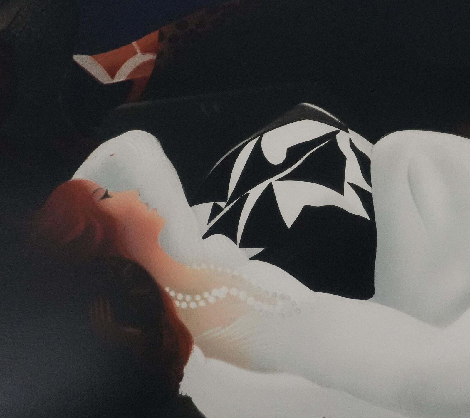Arnaud D'hauterivesnap Time In A White Dress   Original Handsigned Lithograph photo 115.0