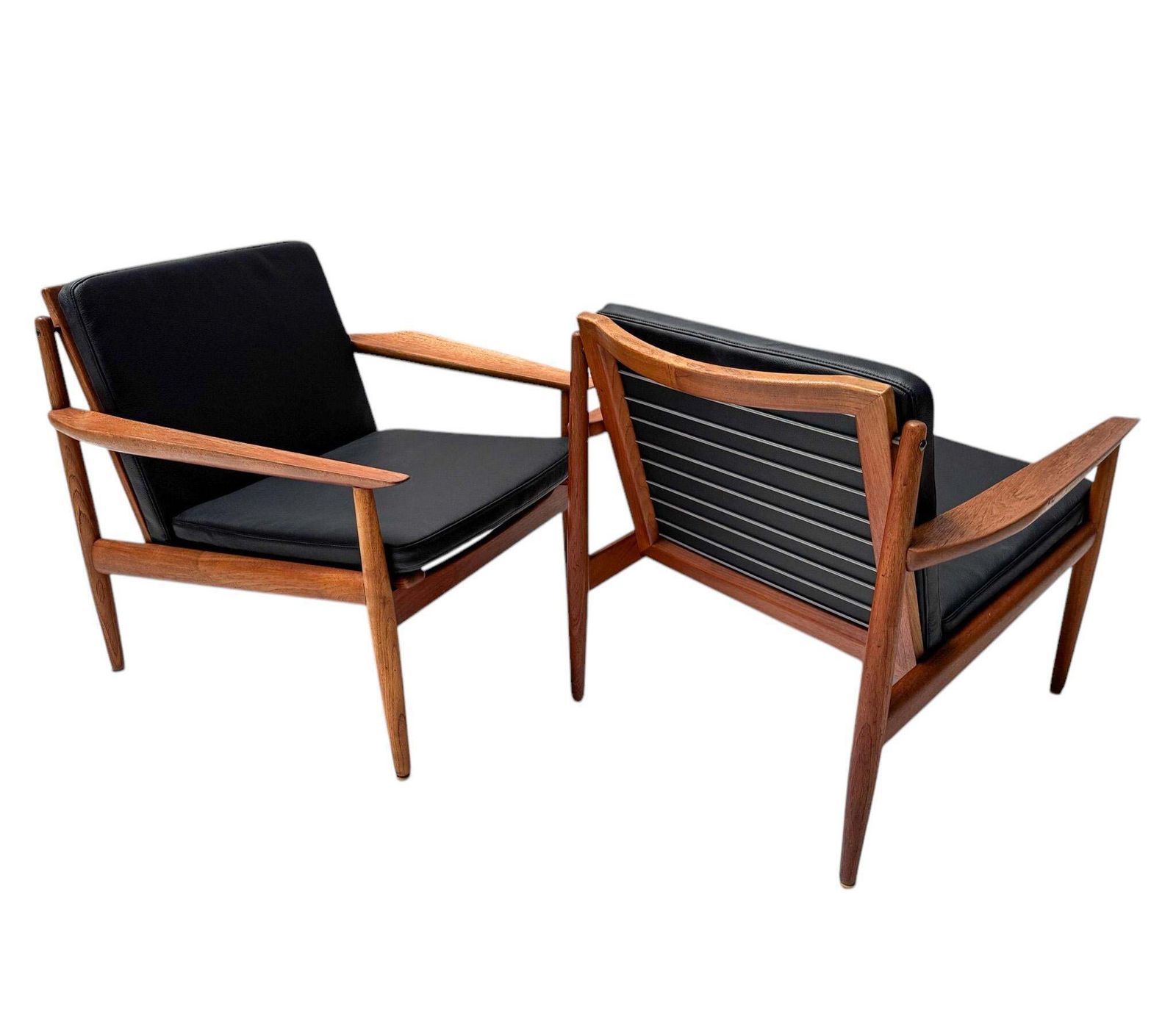 Two Mid Century Modern Lounge Chairs By Arne Vodder For Glostrup, 1950s photo 3491.0
