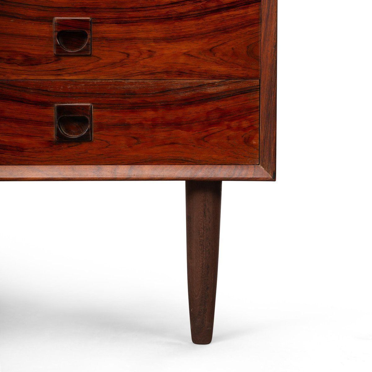 Low Mid Century Rosewood Chest Of Drawers Attributed To Brouer Møbelfabrik, 1960s photo Furniture