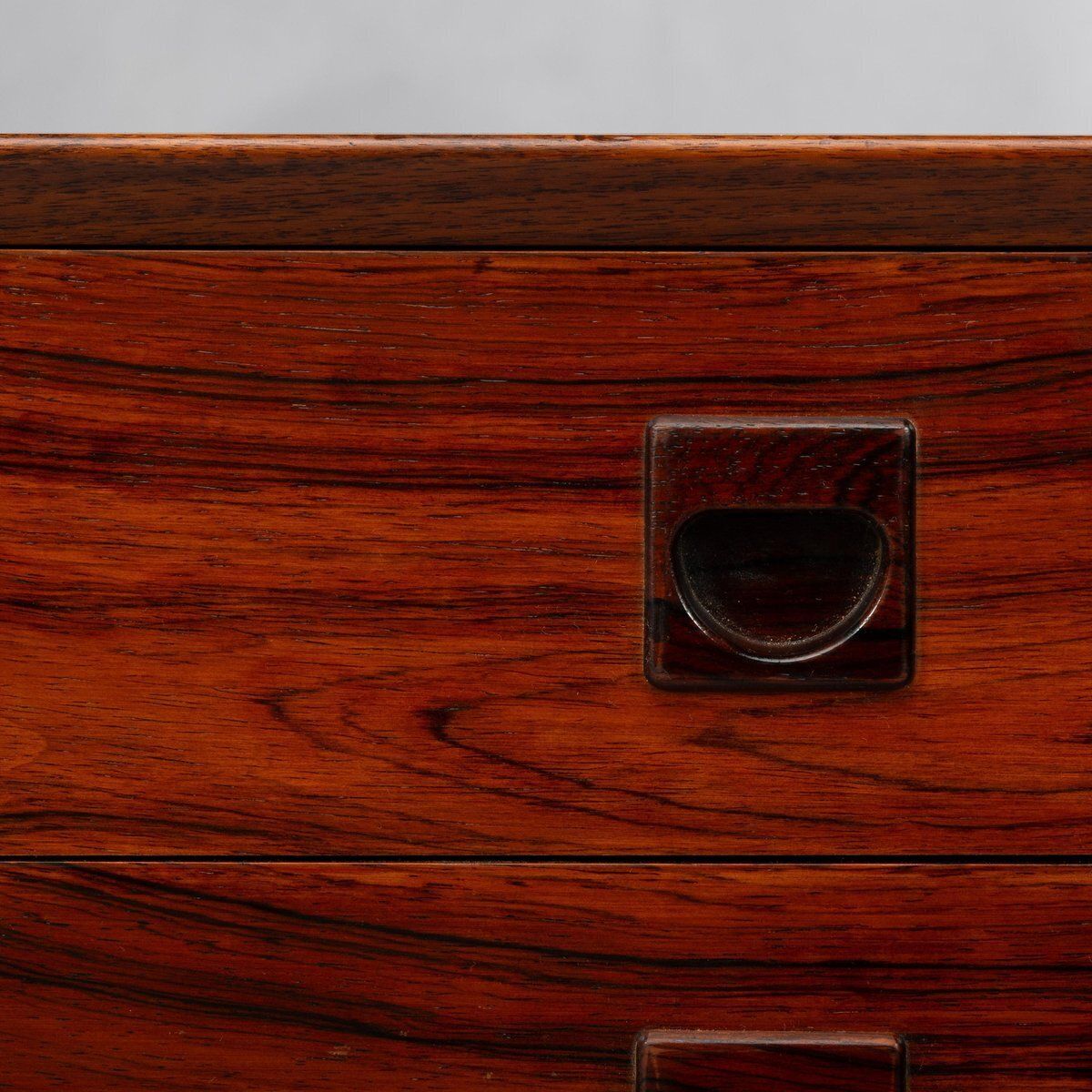 Low Mid Century Rosewood Chest Of Drawers Attributed To Brouer Møbelfabrik, 1960s photo buy