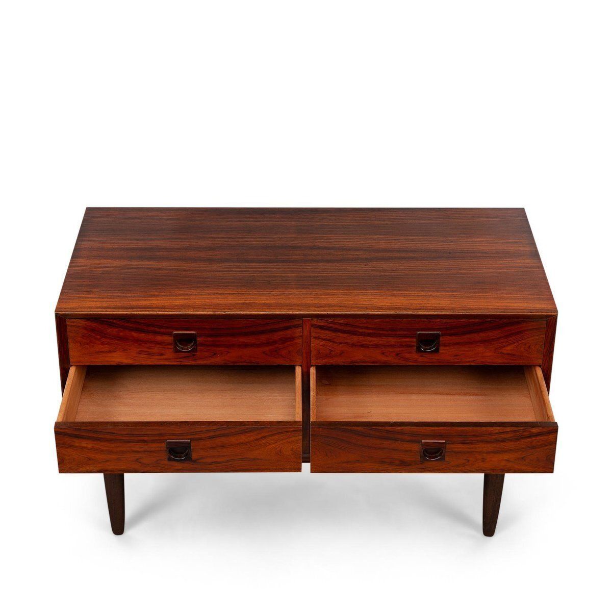 photo furniture Low Mid Century Rosewood Chest Of Drawers Attributed To Brouer Møbelfabrik, 1960s