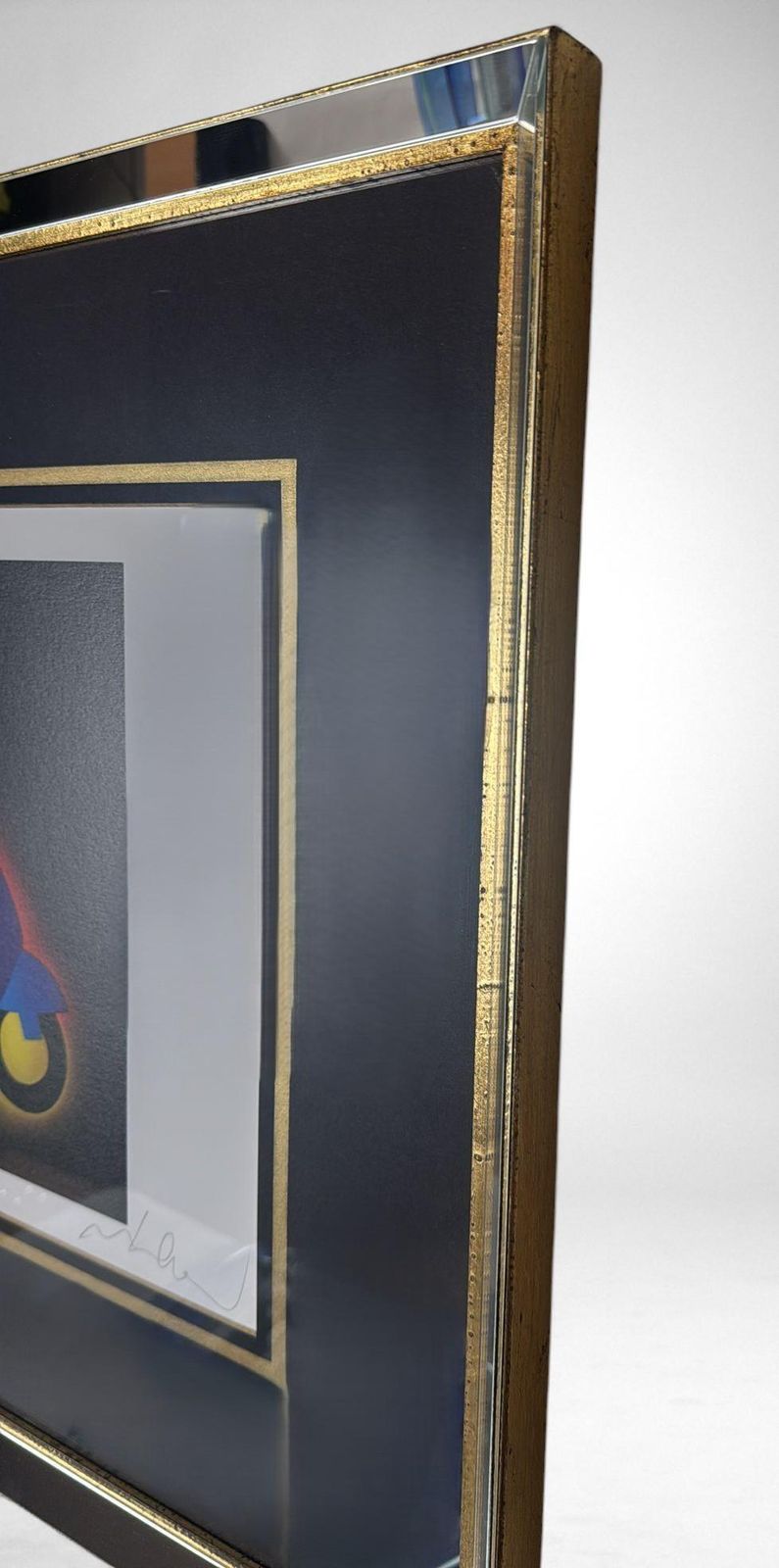 photo buy Marco Lodola Screenprint On Paper (No. 30/70) With Mirrored Frame